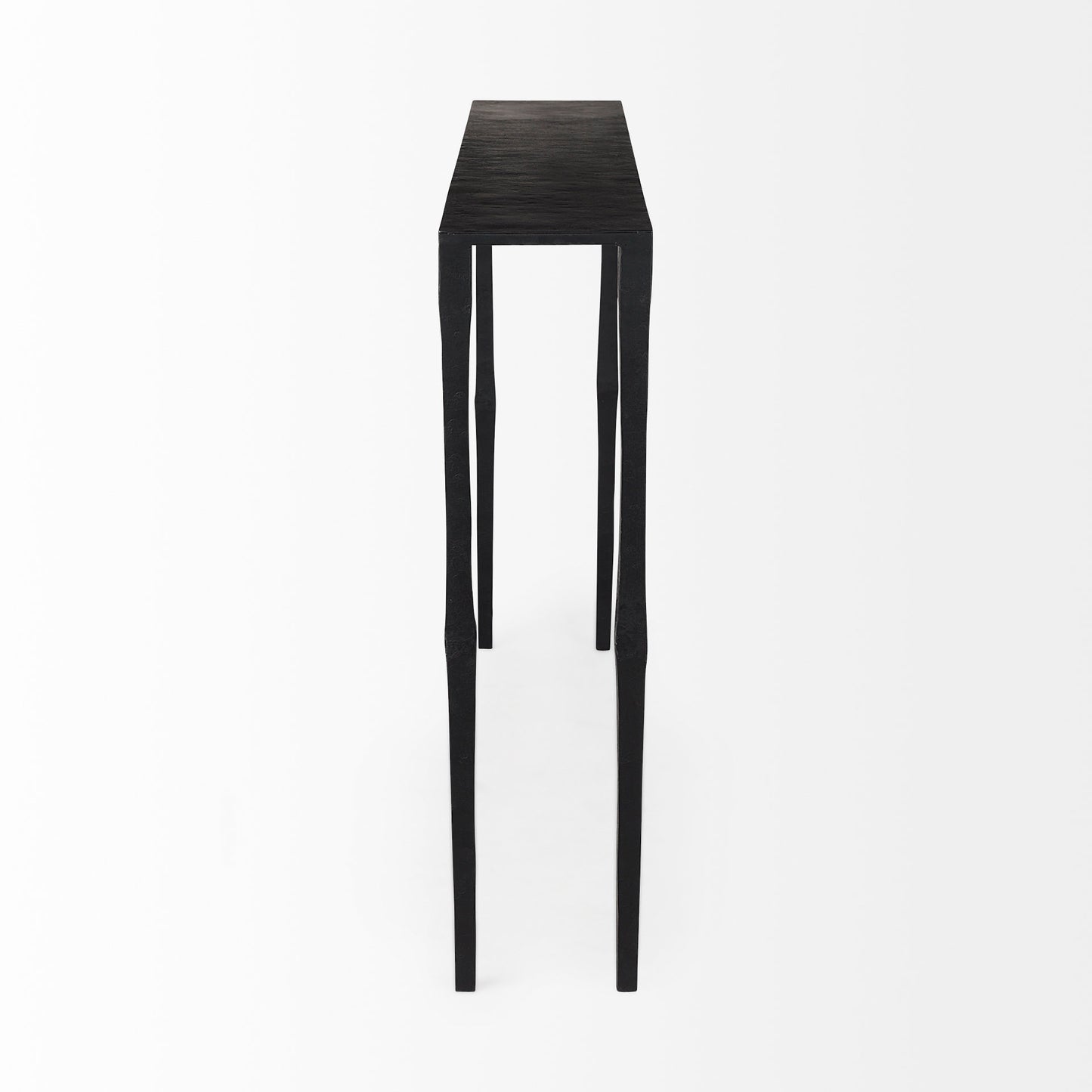 Timothy  48.0 X 8.0 X 30.0 Ebony Black Iron Console Table