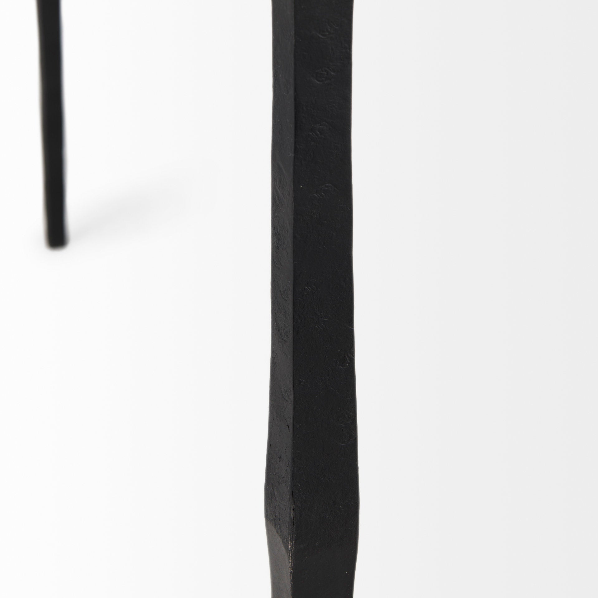 Timothy  48.0 X 8.0 X 30.0 Ebony Black Iron Console Table