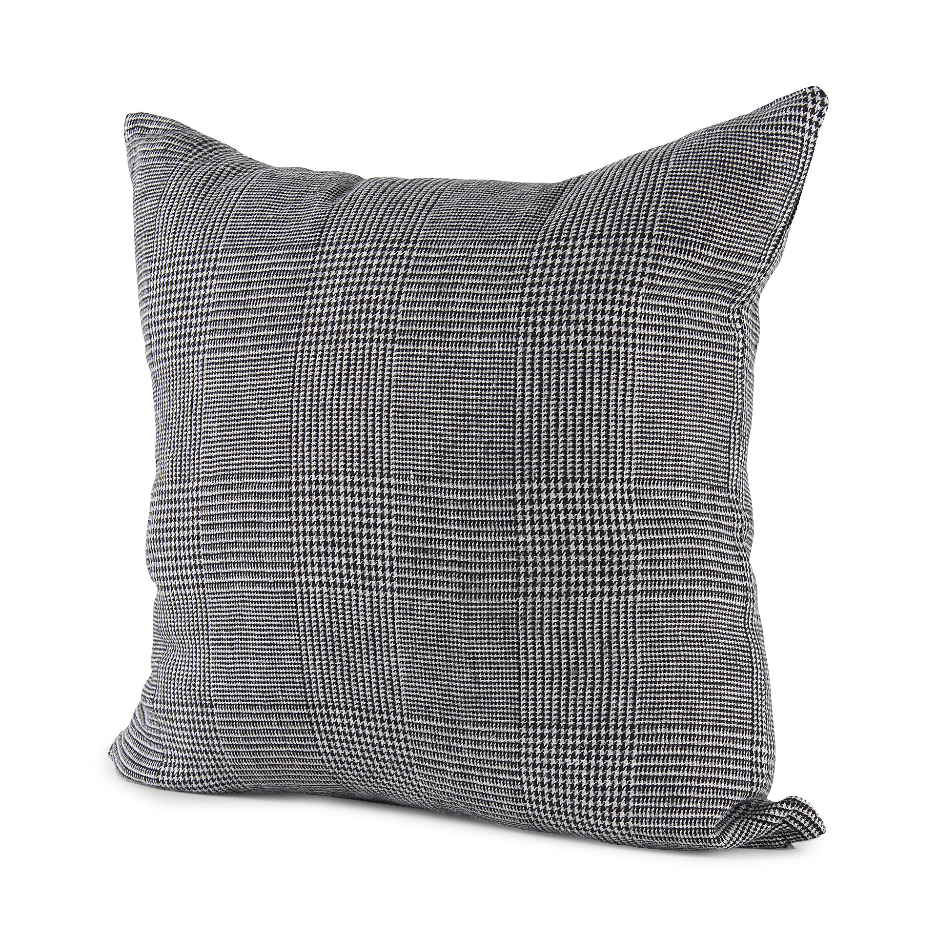 Ramone 20x20 Black and White Fabric Pillow Cover