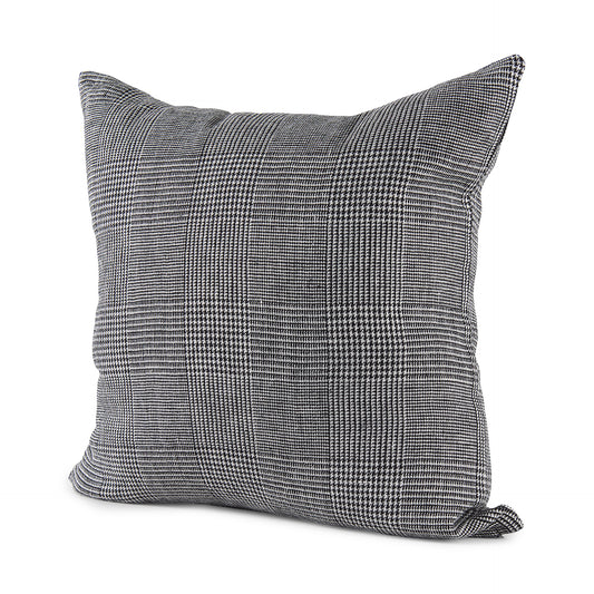 Ramone 20x20 Black and White Fabric Pillow Cover