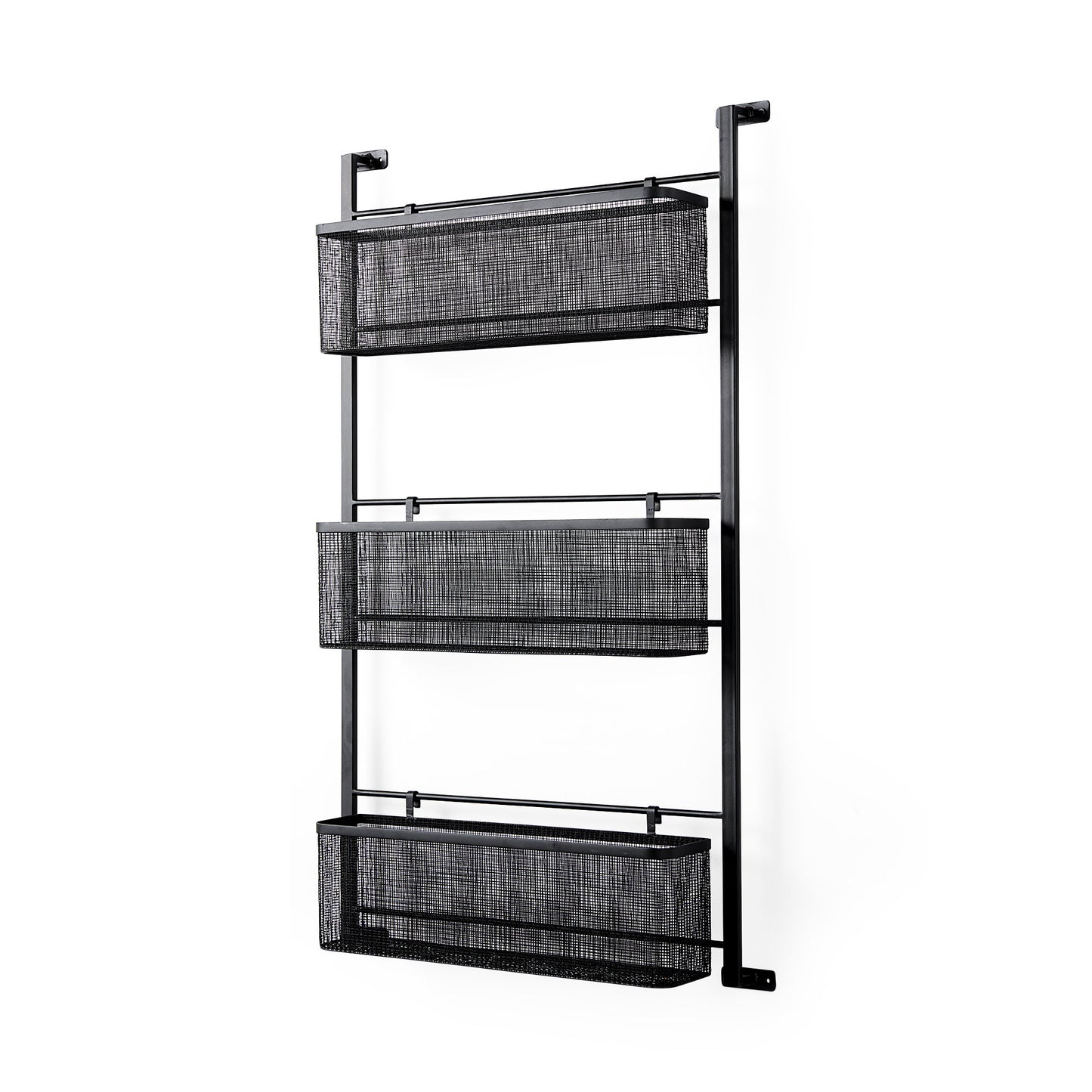 Macrinus Wall Furniture Black Metal - wall-furniture