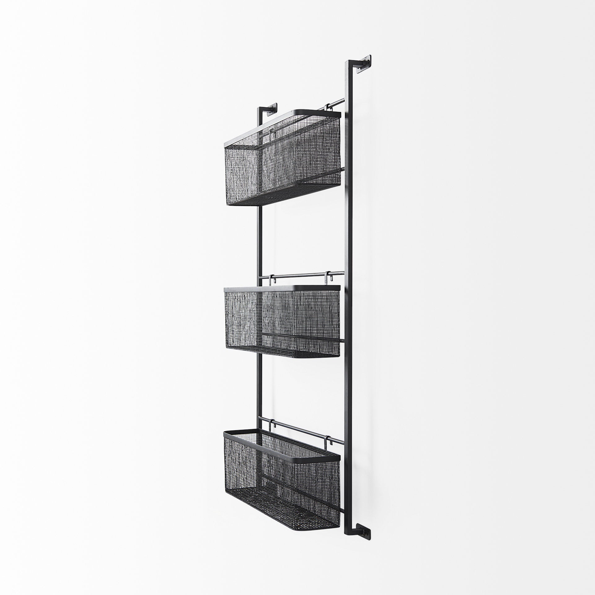 Macrinus Wall Furniture Black Metal - wall-furniture