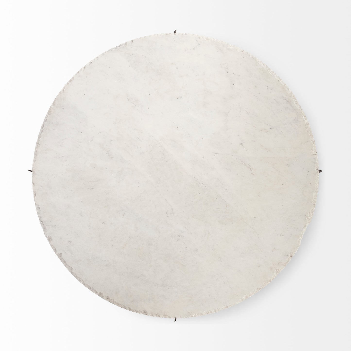 Reinhold Round Coffee Table White Marble | Gold Metal | Round - coffee-tables