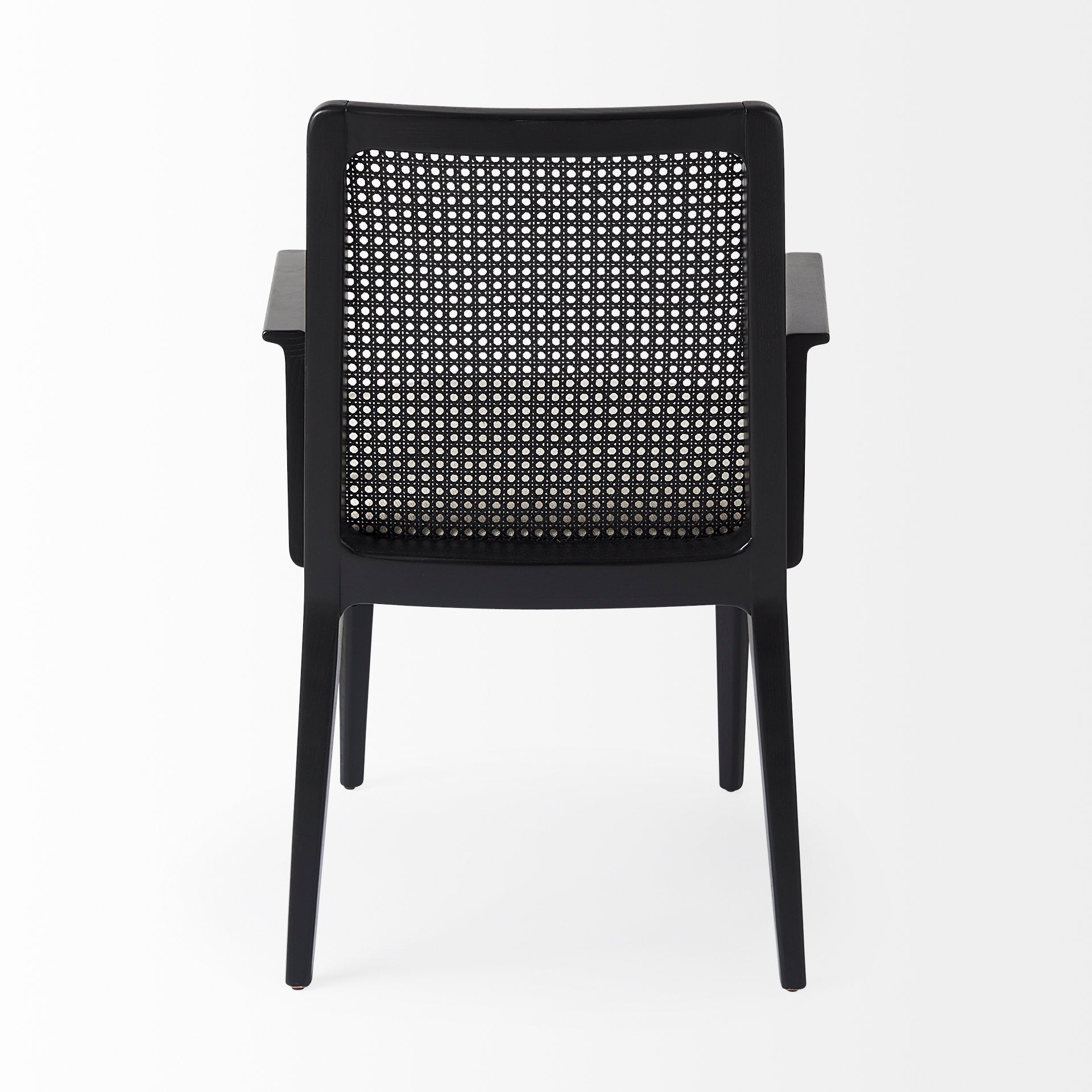 Clara Dining Chair Cream Fabric |Black Wood (Armchair) - dining-chairs