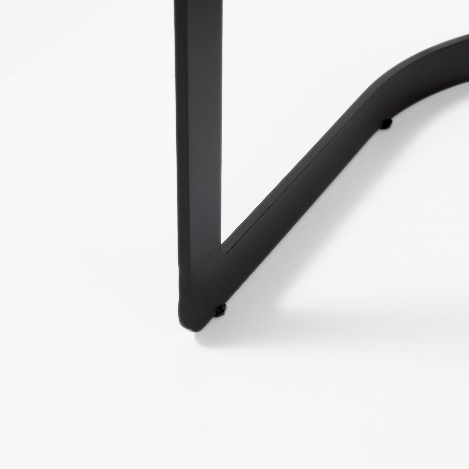 Hollyfield Dining Chair Gray Fabric | Black Metal - dining-chairs