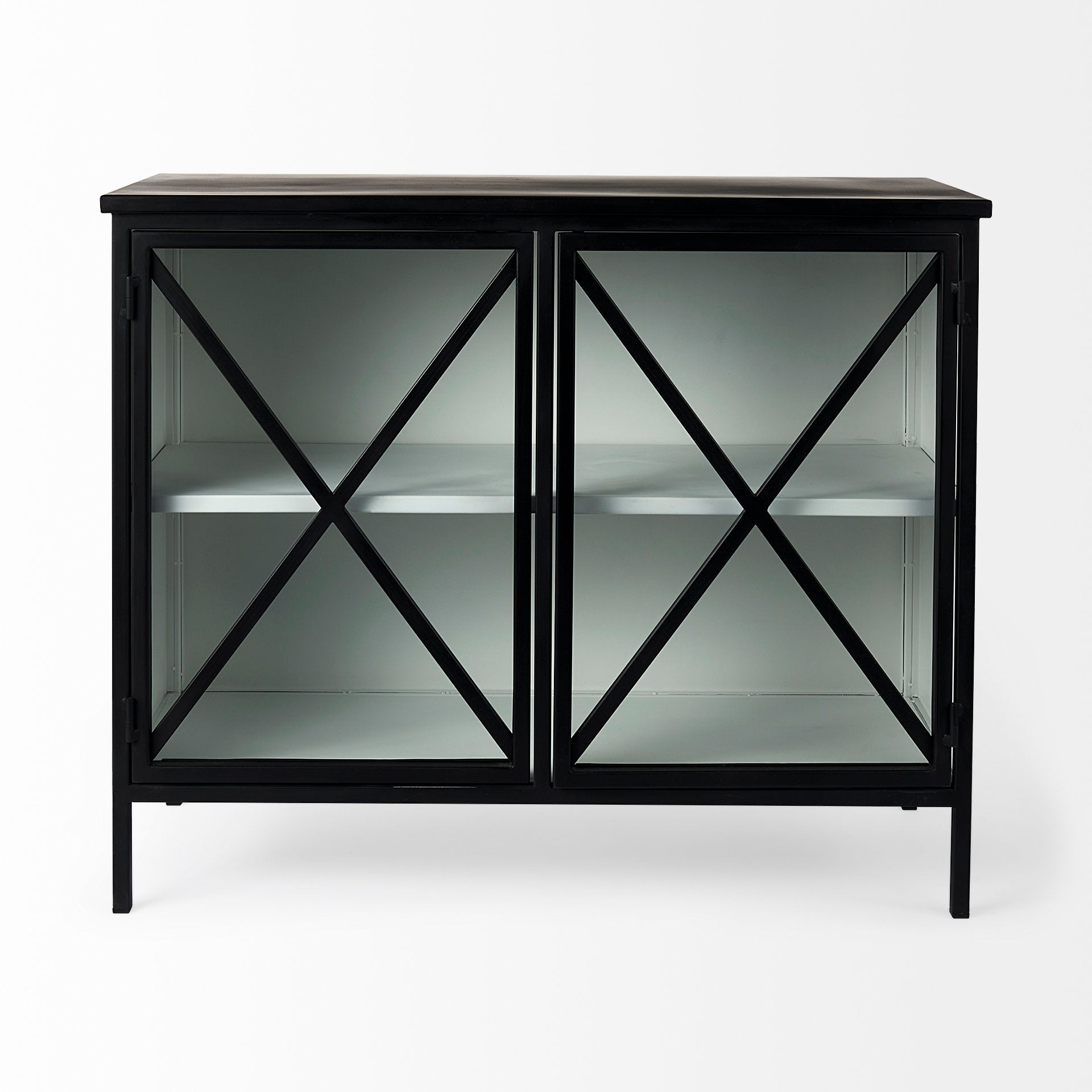 Aurelia Accent Cabinet Black Metal - acc-chest-cabinets
