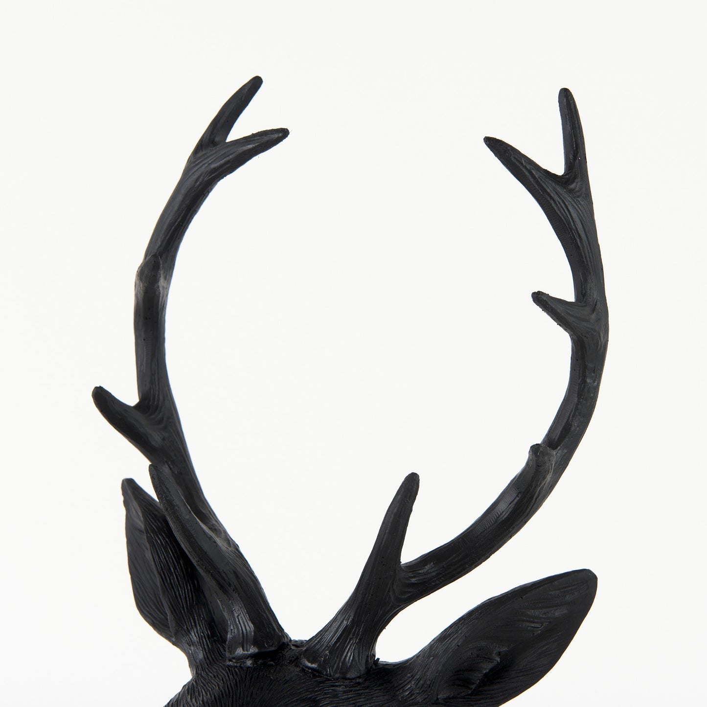 Mozart 22.5H Black Painted Resin Deer In A Suit Bust