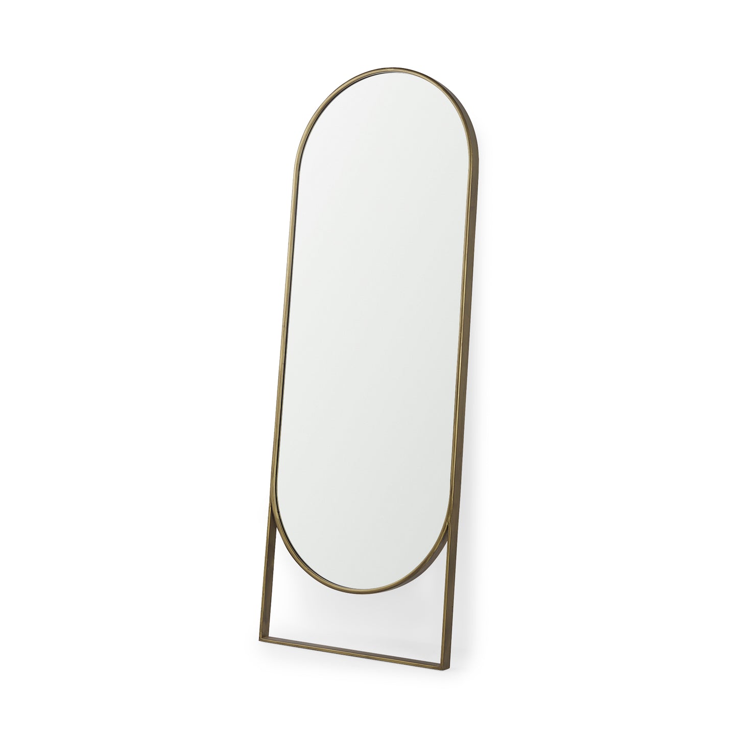 Sadie Floor Mirror Gold Metal | 78H - floor-mirrors