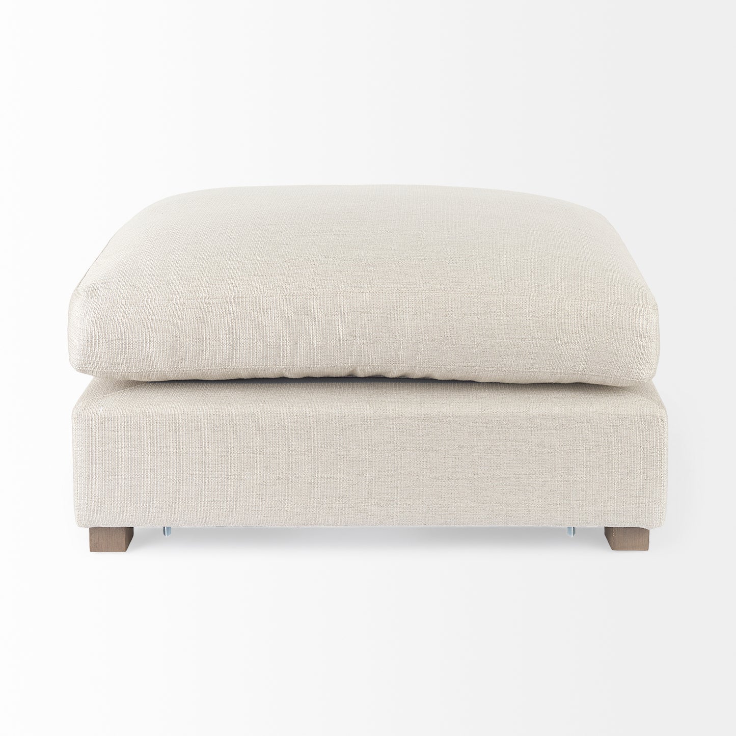 Valence 38.6L x 26.0W x 17.7H Beige 2/3 Ottoman Sectional Piece