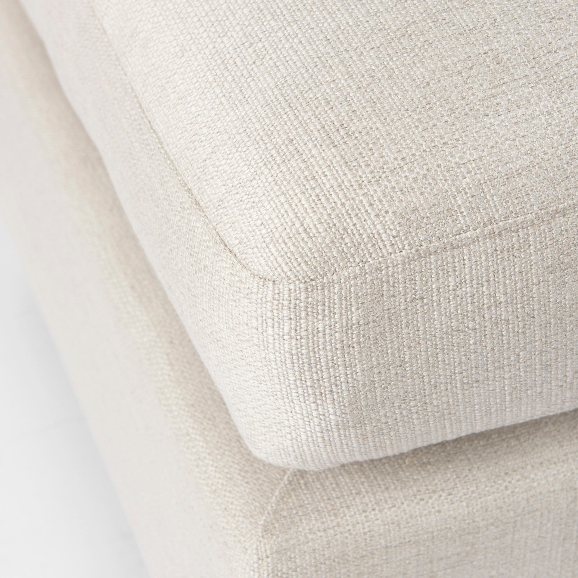 Valence 38.6L x 26.0W x 17.7H Beige 2/3 Ottoman Sectional Piece