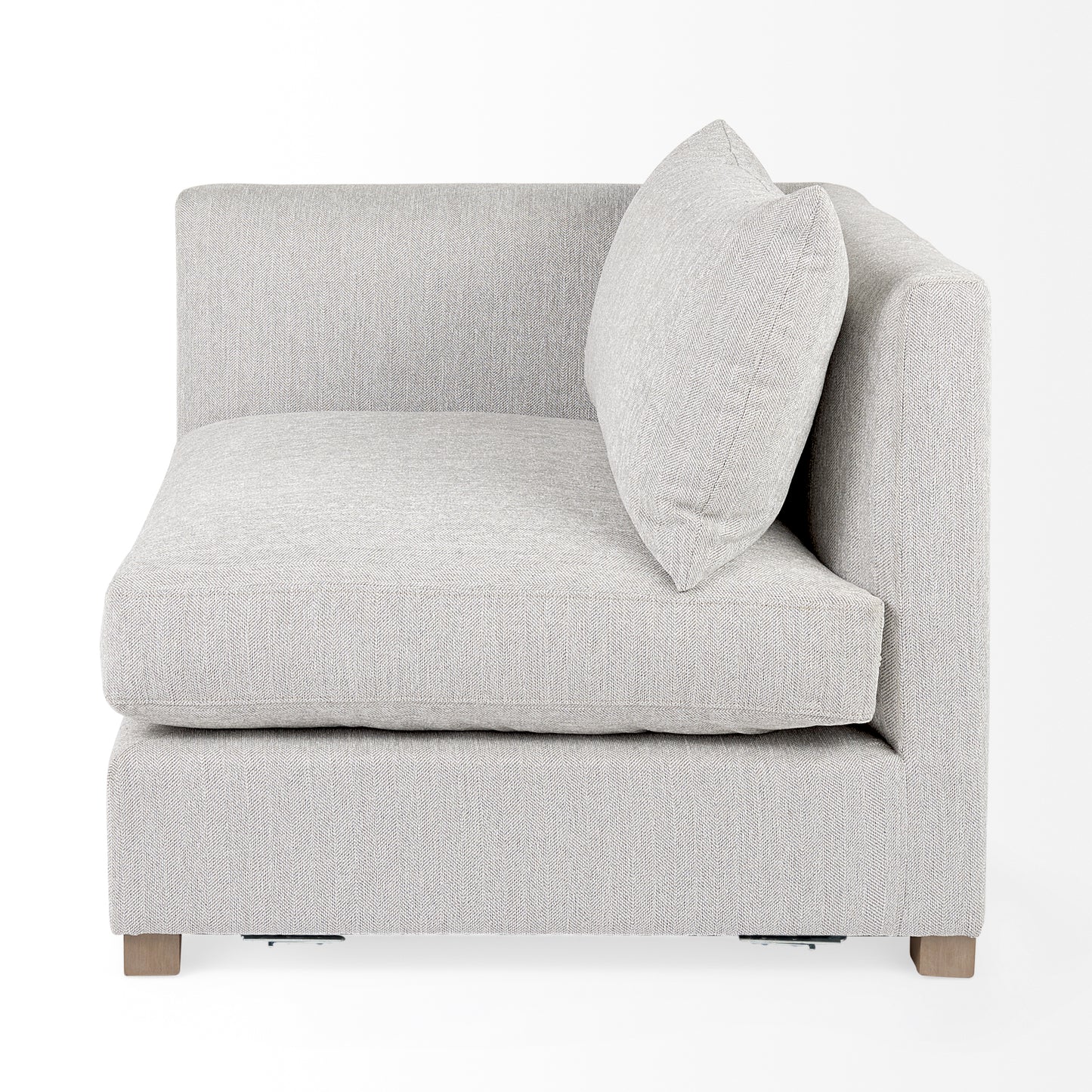 Valence 37.8L x 38.6W x 28.3H Light Gray Corner Sectional Piece