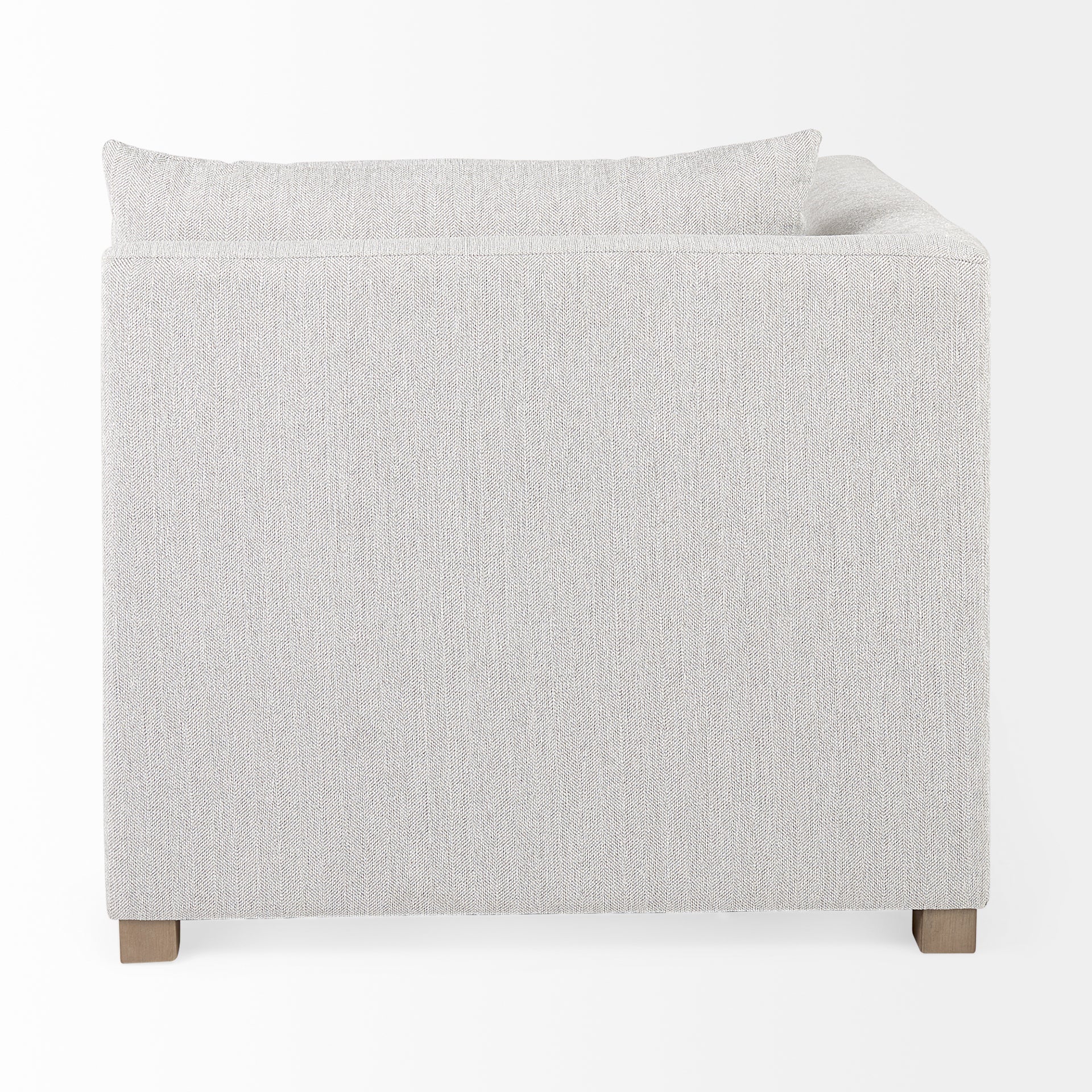 Valence 37.8L x 38.6W x 28.3H Light Gray Corner Sectional Piece