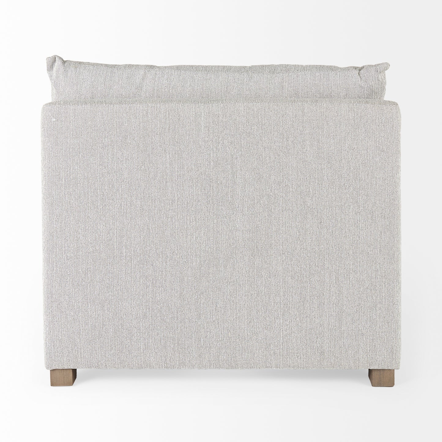 Valence 38.2L x 38.6W x 28.3H Light Gray Armless Sectional Piece
