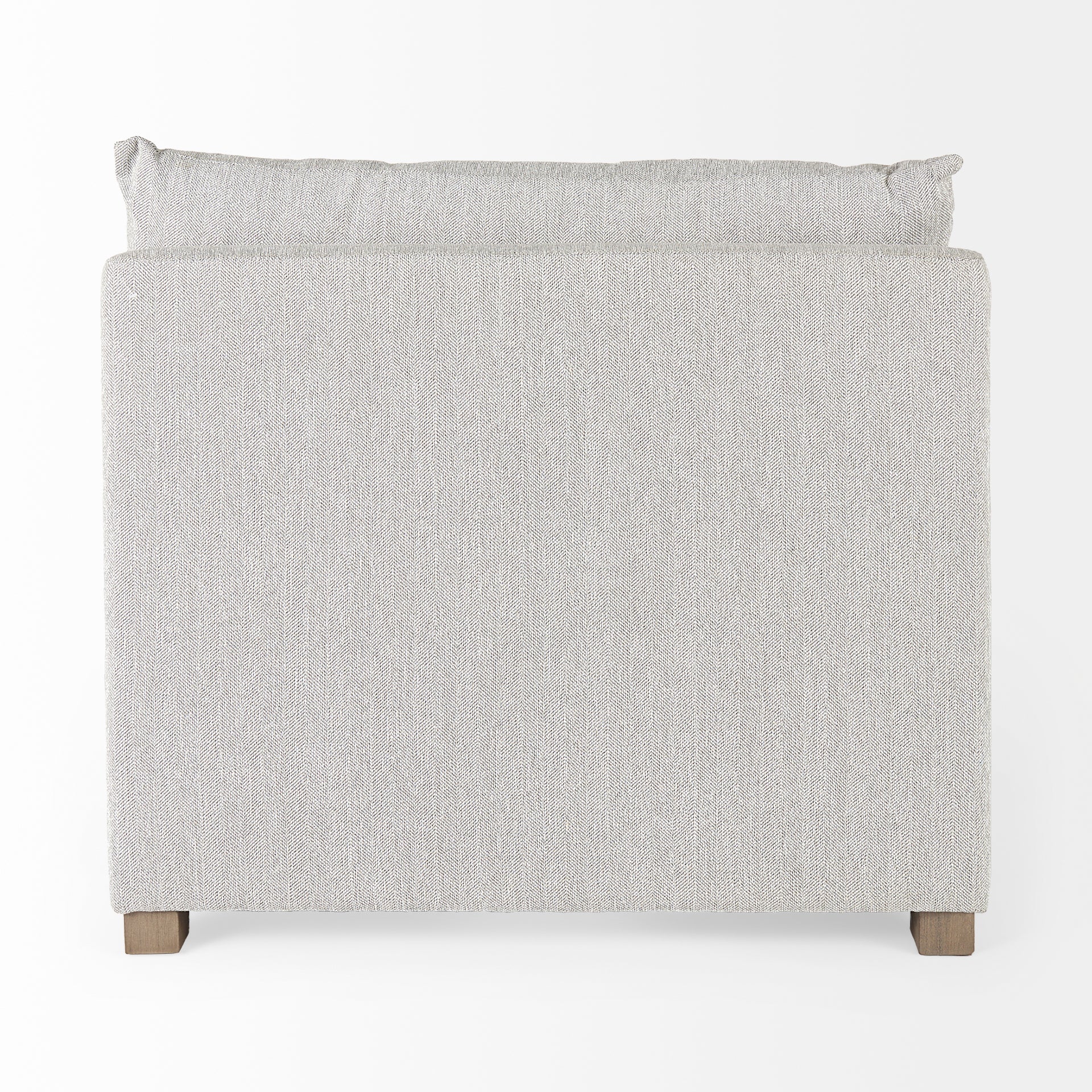 Valence 38.2L x 38.6W x 28.3H Light Gray Armless Sectional Piece