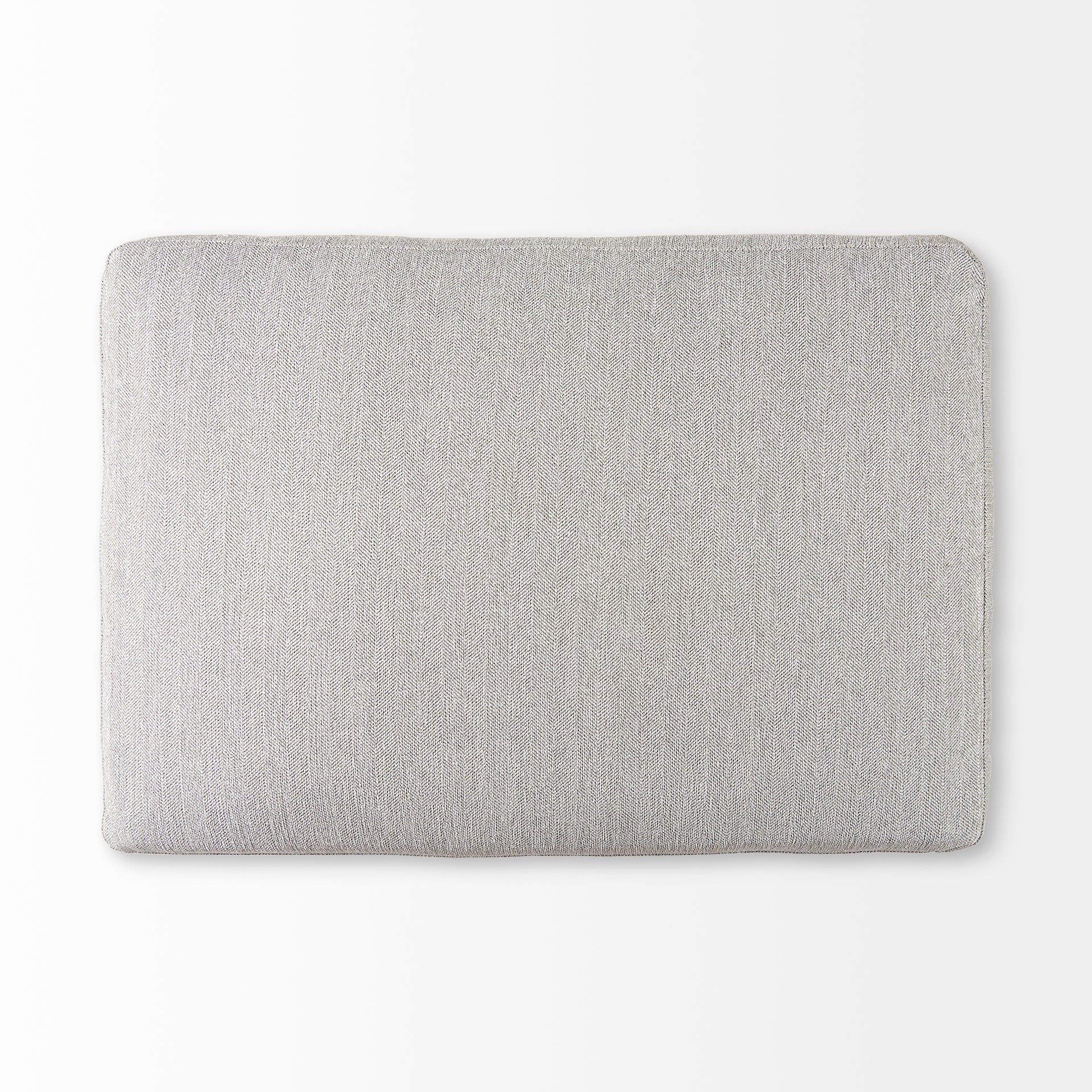 Valence 38.6L x 26.0W x 17.7H Light Gray 2/3 Ottoman Sectional Piece