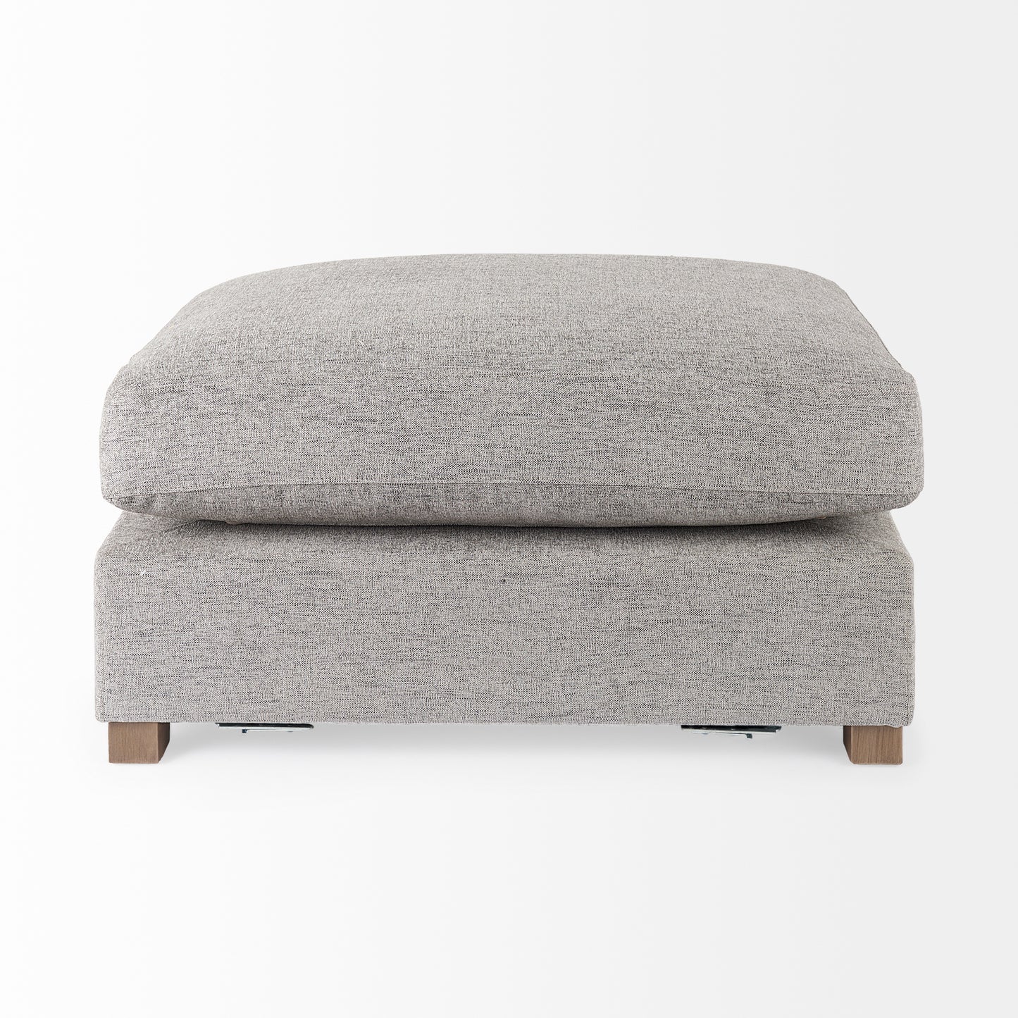 Valence 38.6L x 26.0W x 17.7H Medium Gray 2/3 Ottoman Sectional Piece