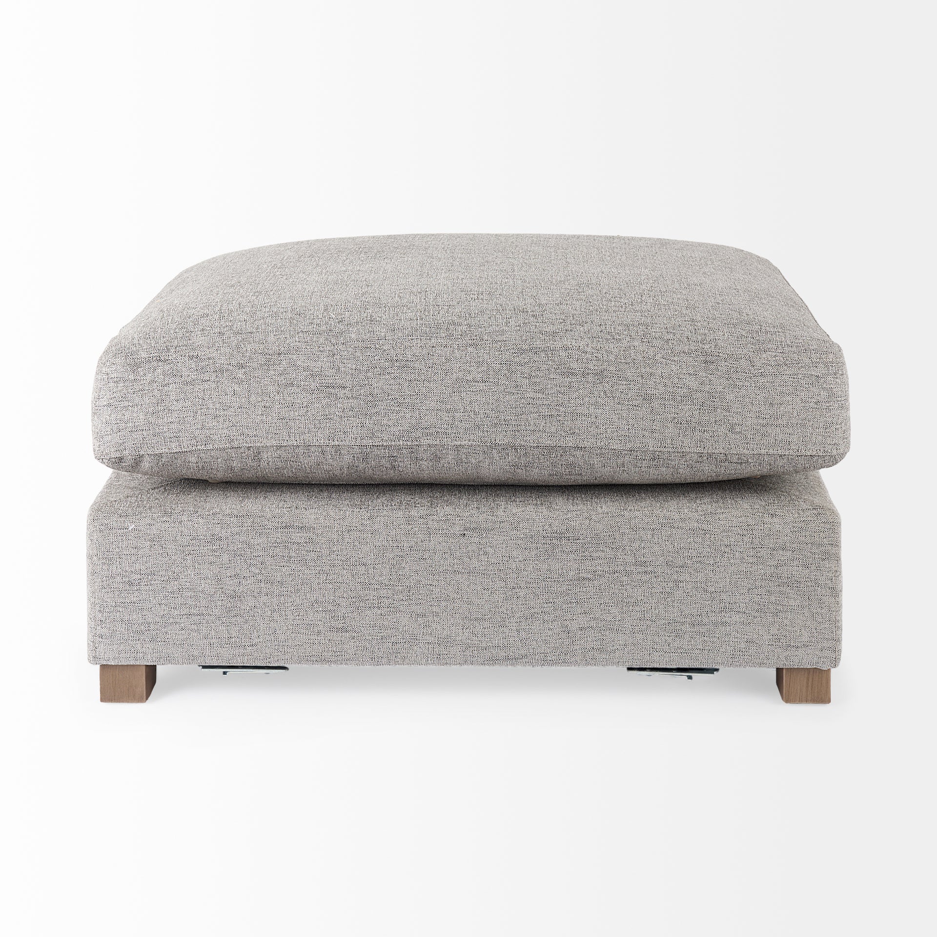 Valence 38.6L x 26.0W x 17.7H Medium Gray 2/3 Ottoman Sectional Piece