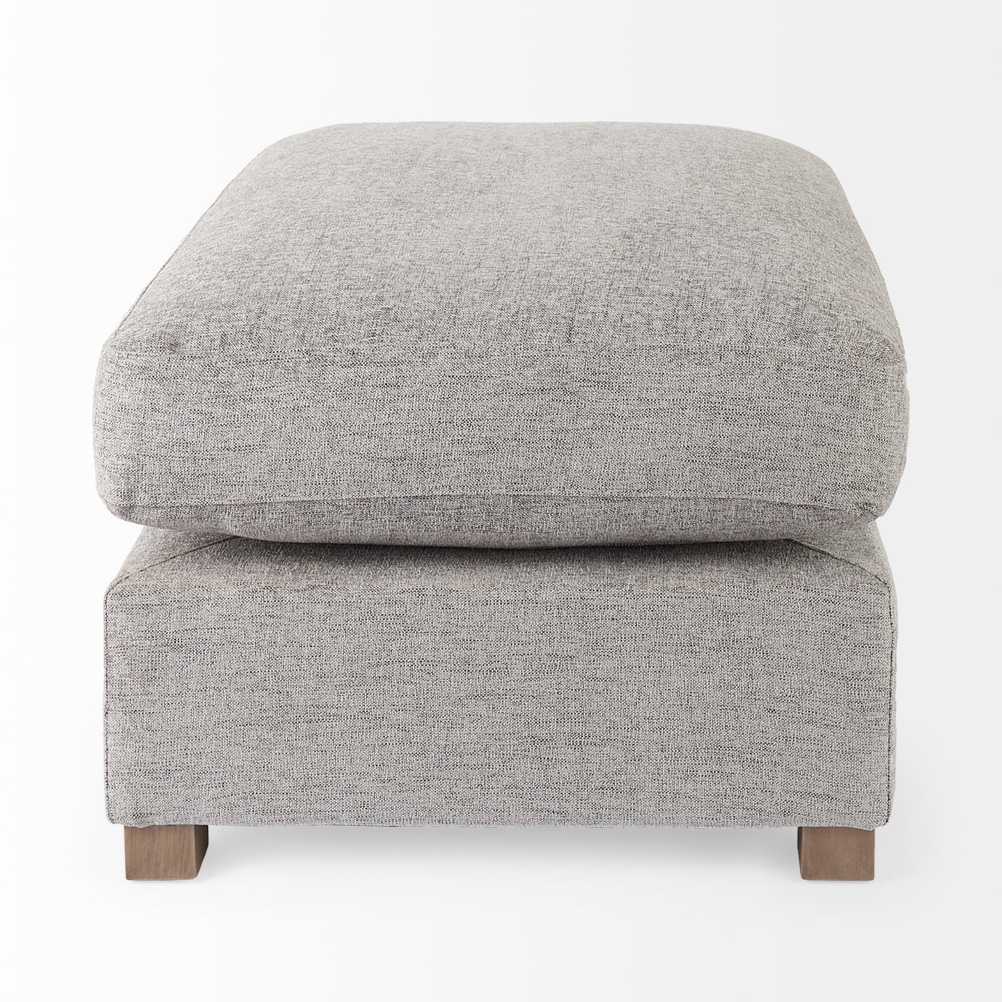 Valence 38.6L x 26.0W x 17.7H Medium Gray 2/3 Ottoman Sectional Piece