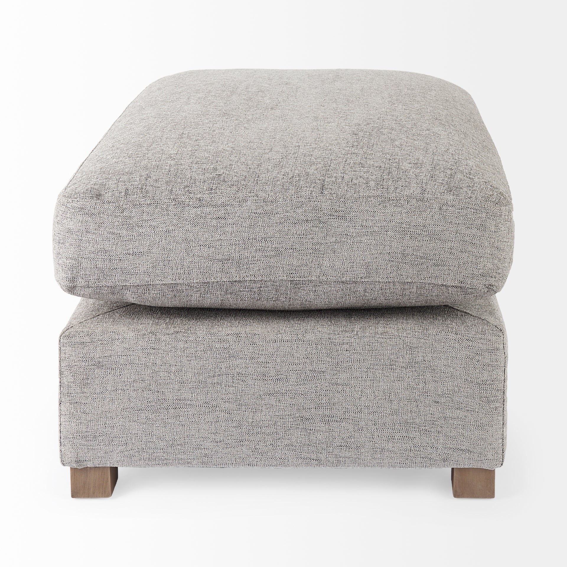 Valence 38.6L x 26.0W x 17.7H Medium Gray 2/3 Ottoman Sectional Piece