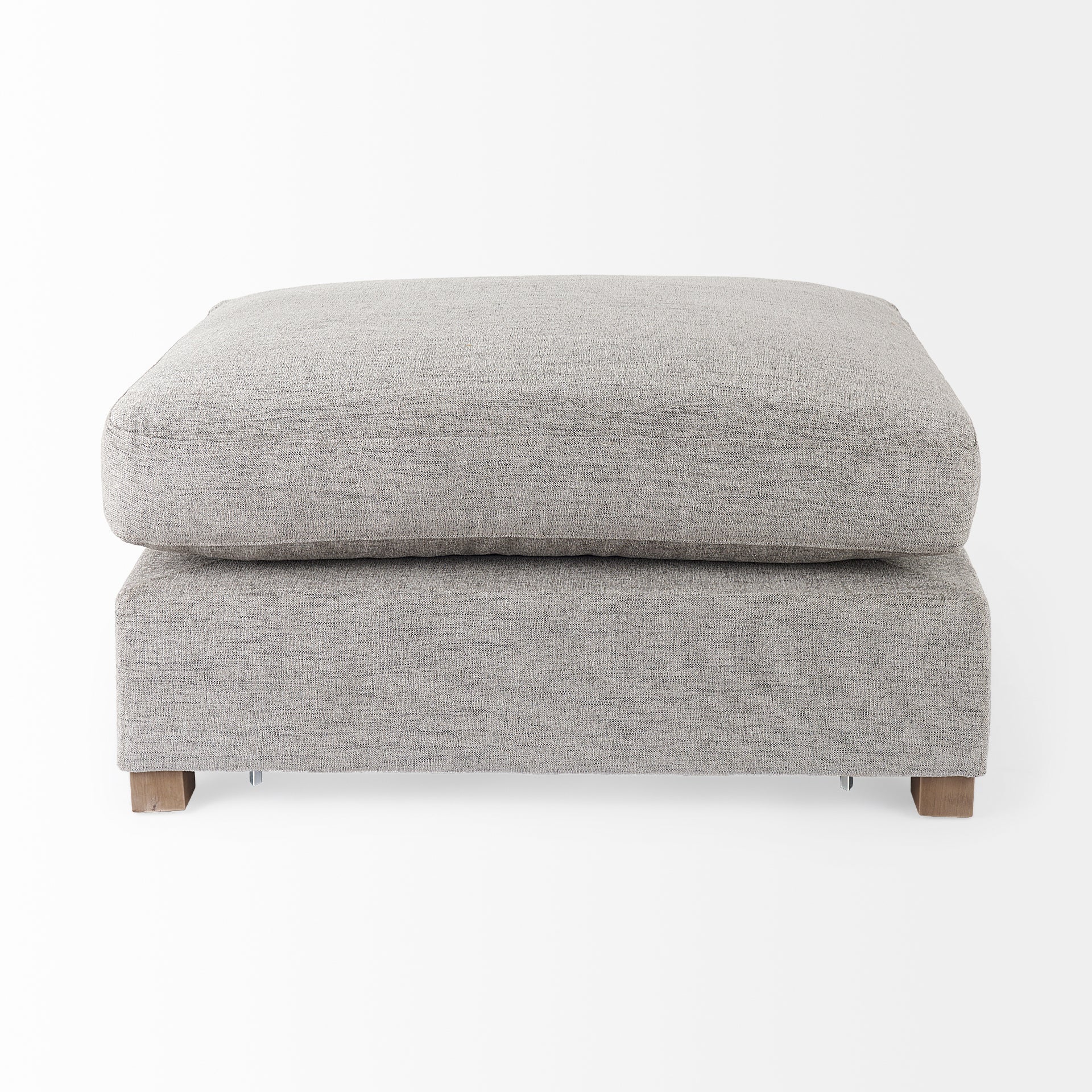 Valence 38.6L x 26.0W x 17.7H Medium Gray 2/3 Ottoman Sectional Piece