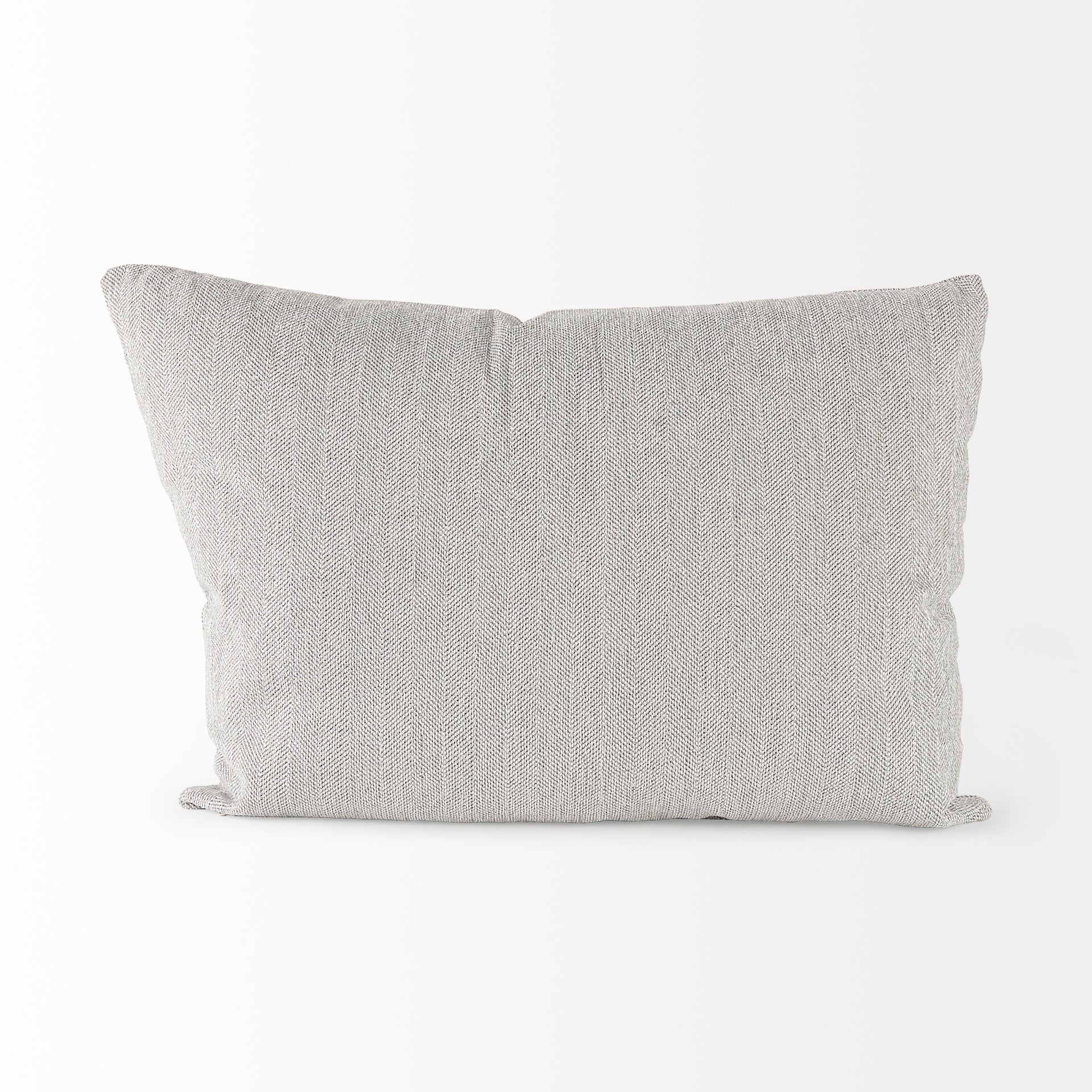 Valence Light Gray Arm Pillow Sectional Piece