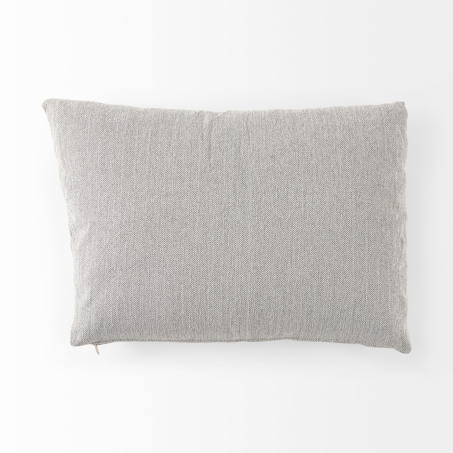 Valence Light Gray Arm Pillow Sectional Piece