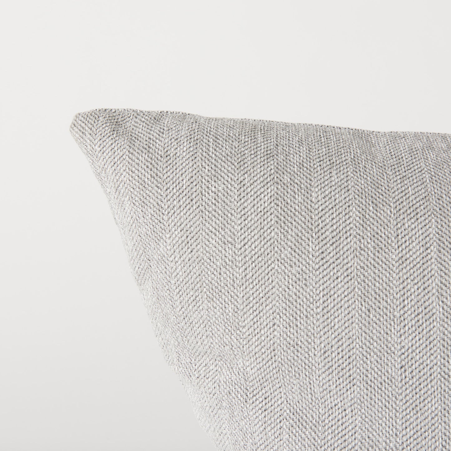 Valence Light Gray Arm Pillow Sectional Piece