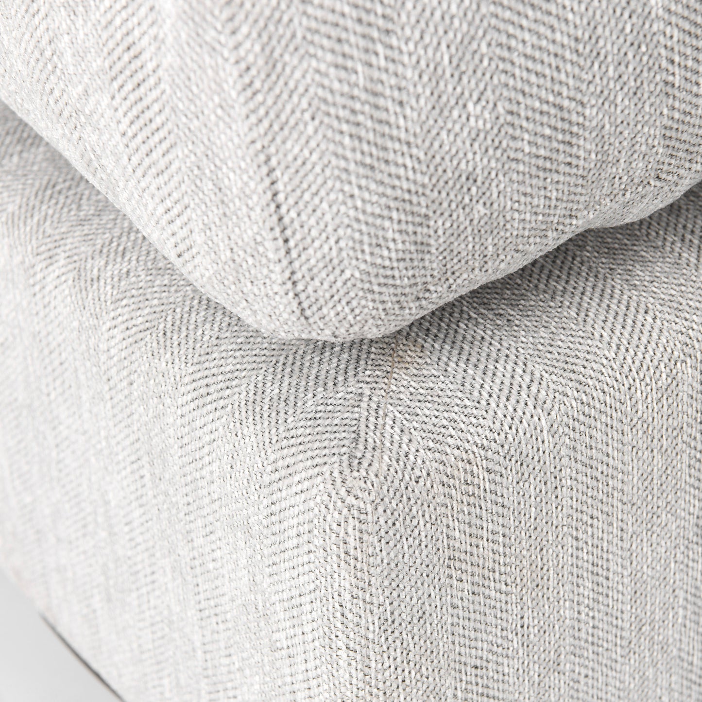 Valence 38.6L x 38.6W x 17.7H Light Gray Full Size Ottoman Sectional Piece