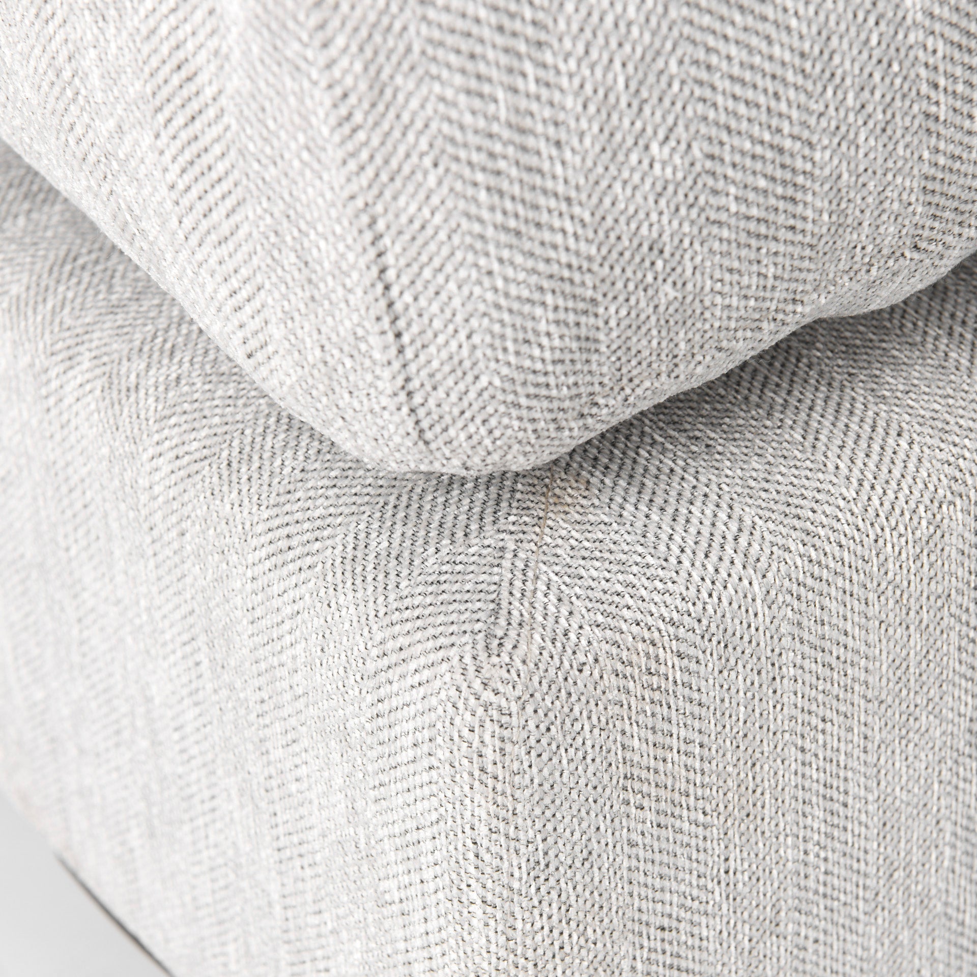 Valence 38.6L x 38.6W x 17.7H Light Gray Full Size Ottoman Sectional Piece