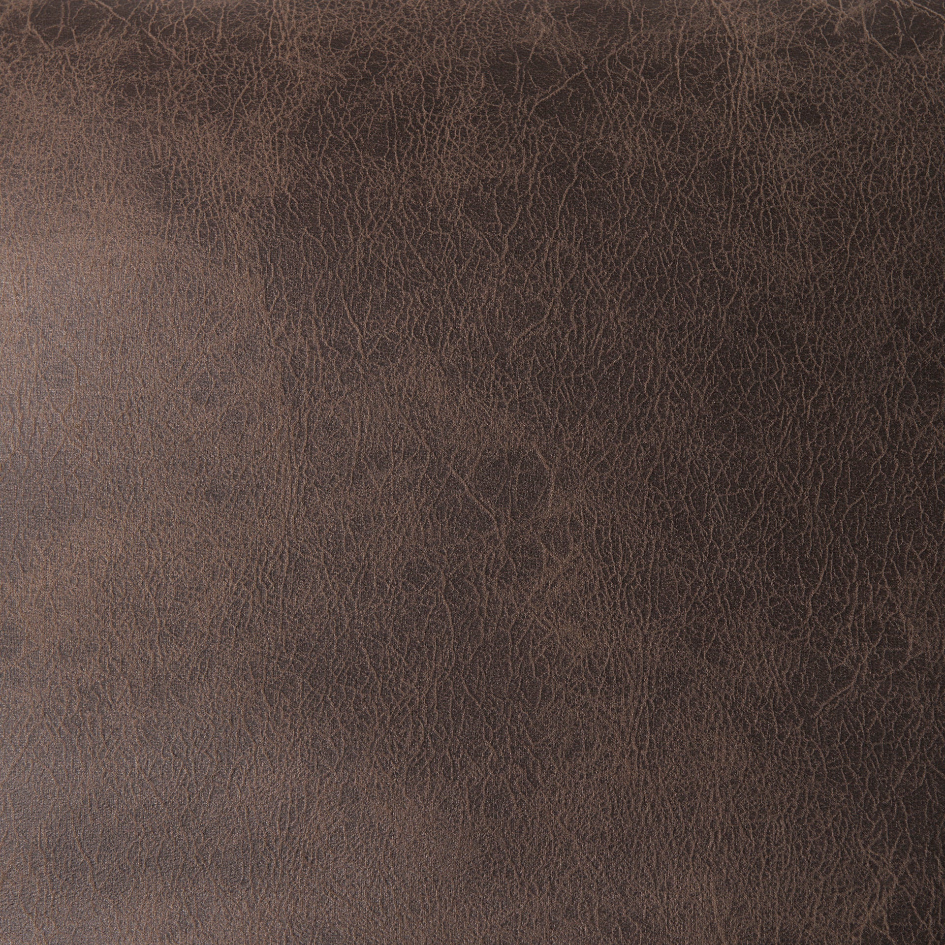 Leonidas Leather Accent Chair Brown Faux Leather | Black Metal - accent-chairs