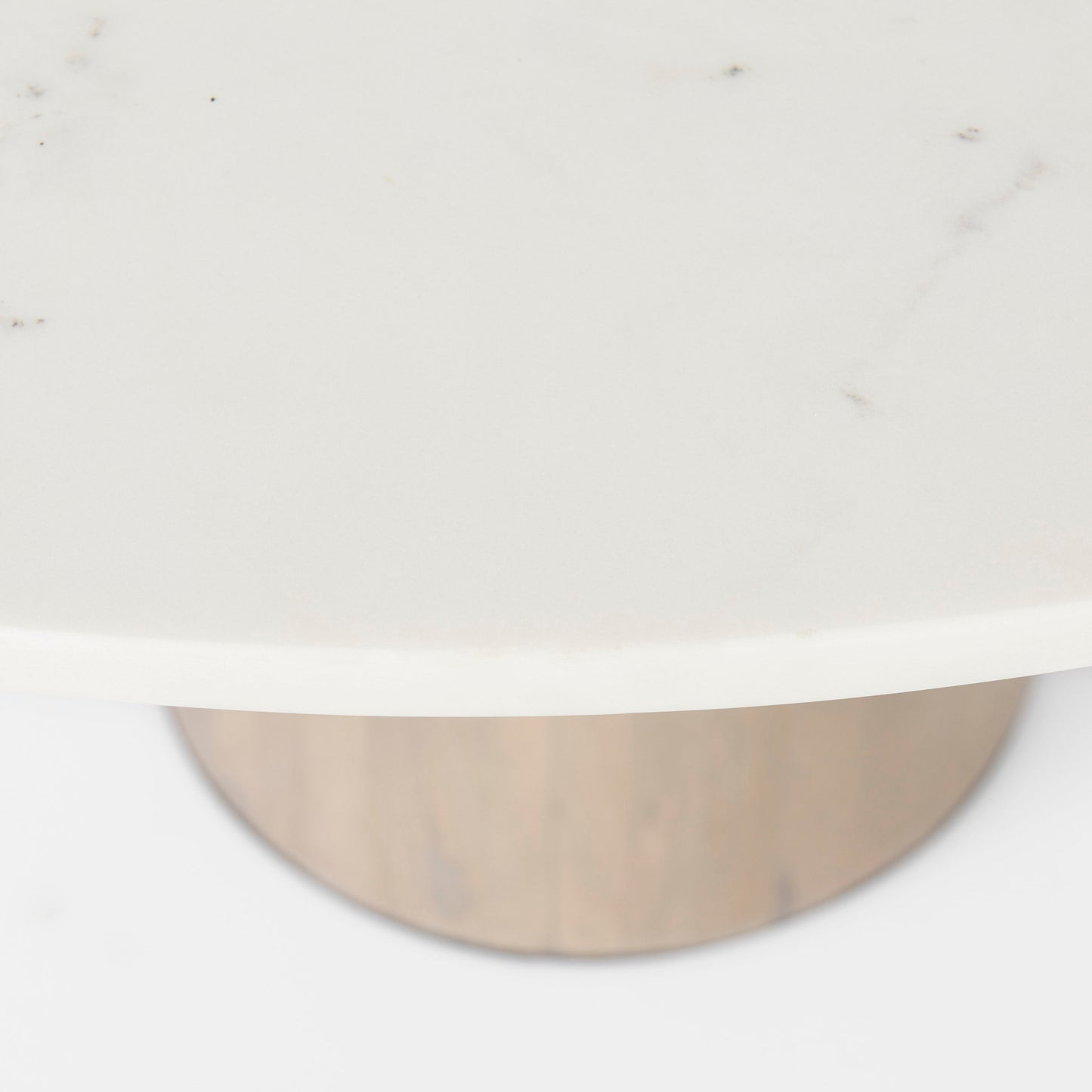 Maxwell Dining Table White Marble | Light Wood | Black Accent - dining-table