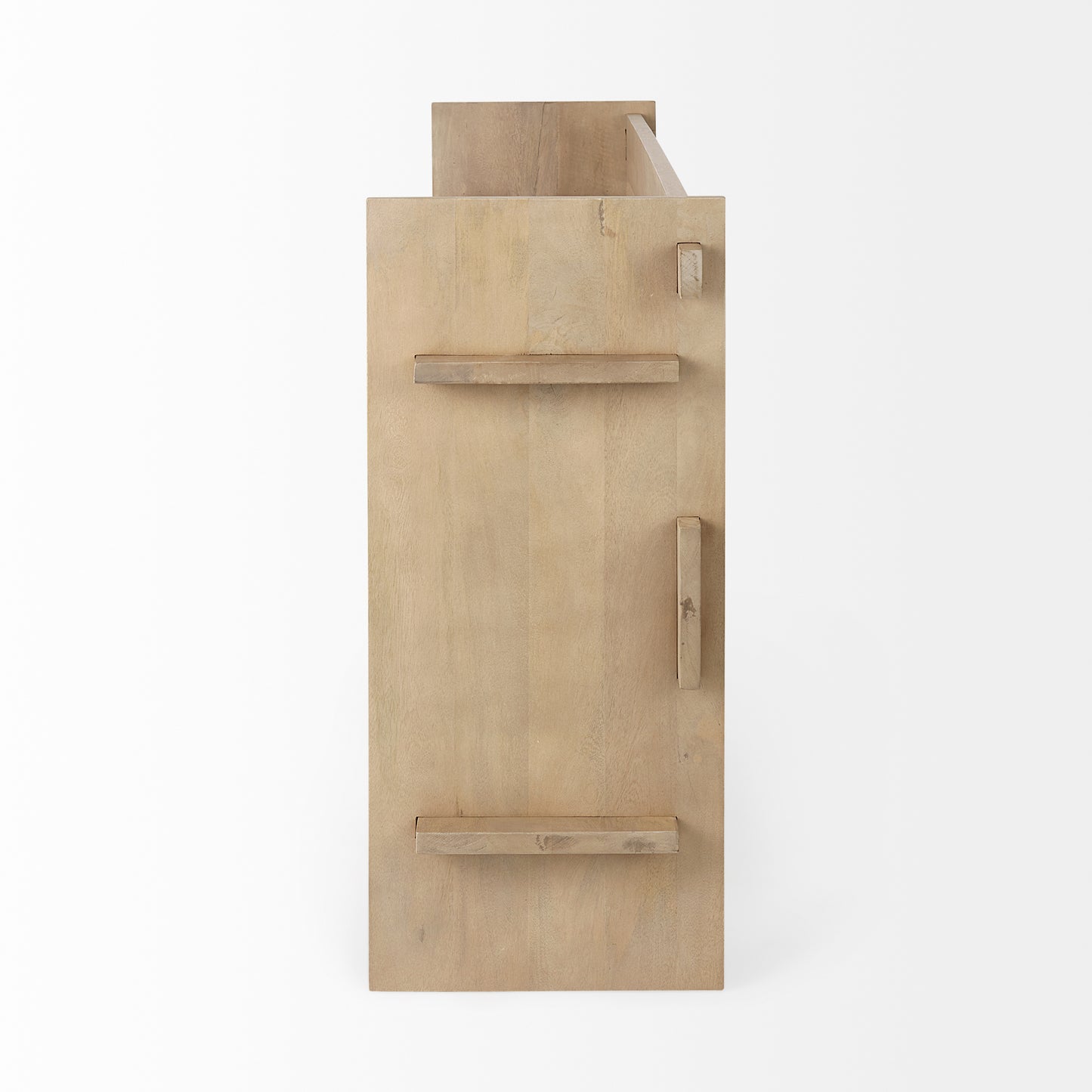 Aida Light Brown Wood Console Table