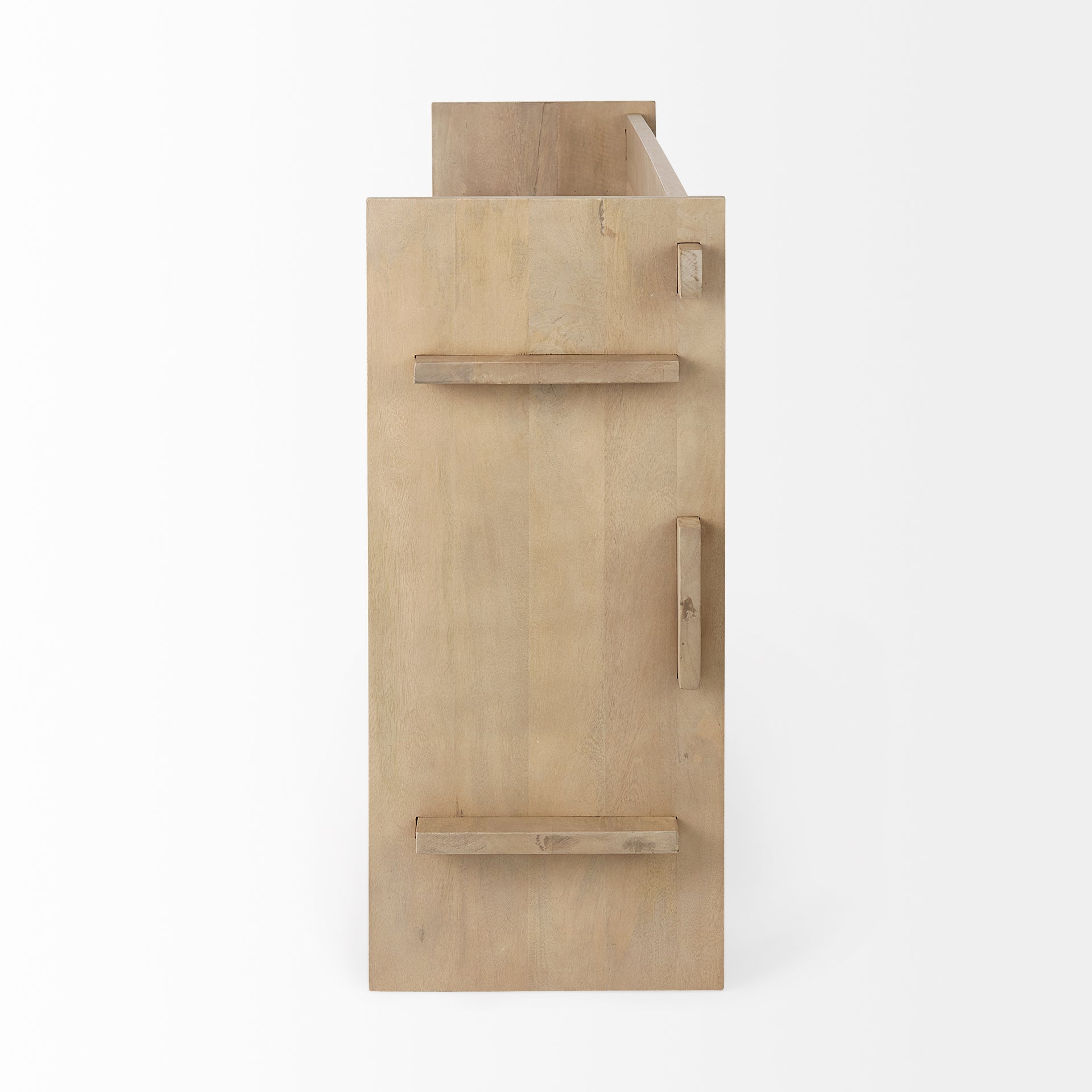 Aida Light Brown Wood Console Table