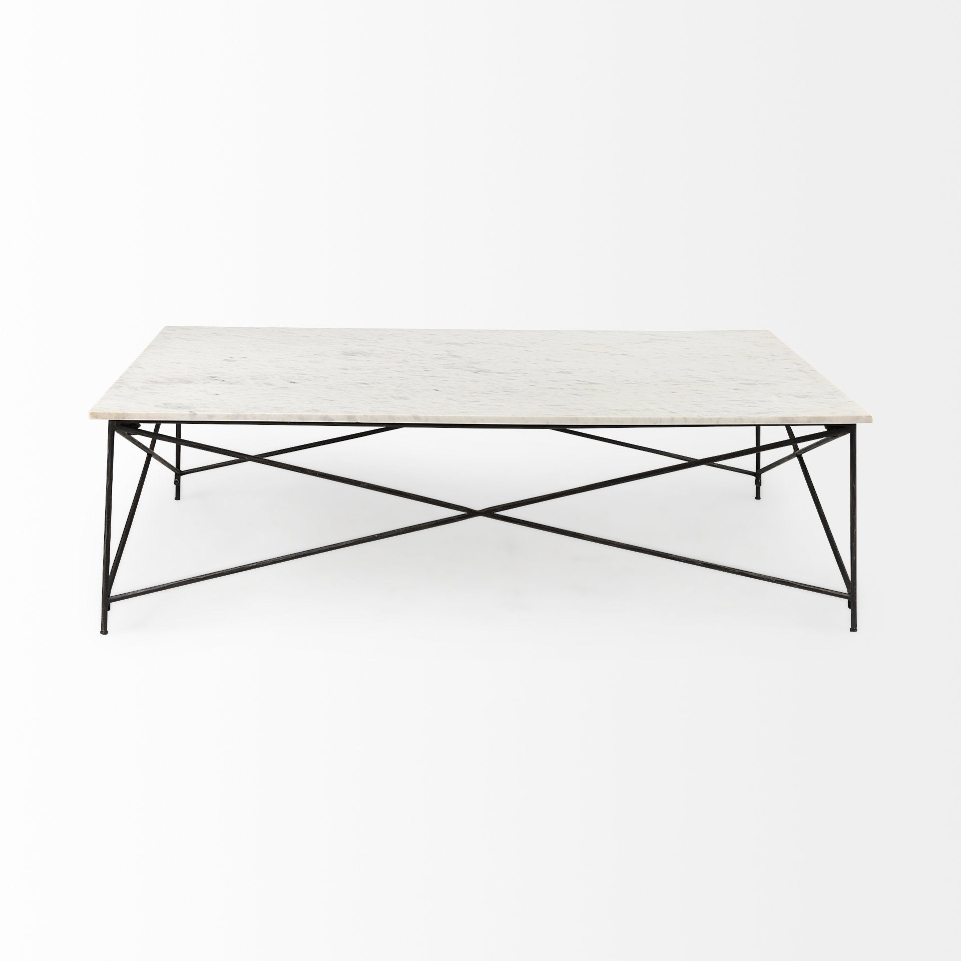 Lorlei Coffee Table White Marble | Gold Iron - coffee-tables