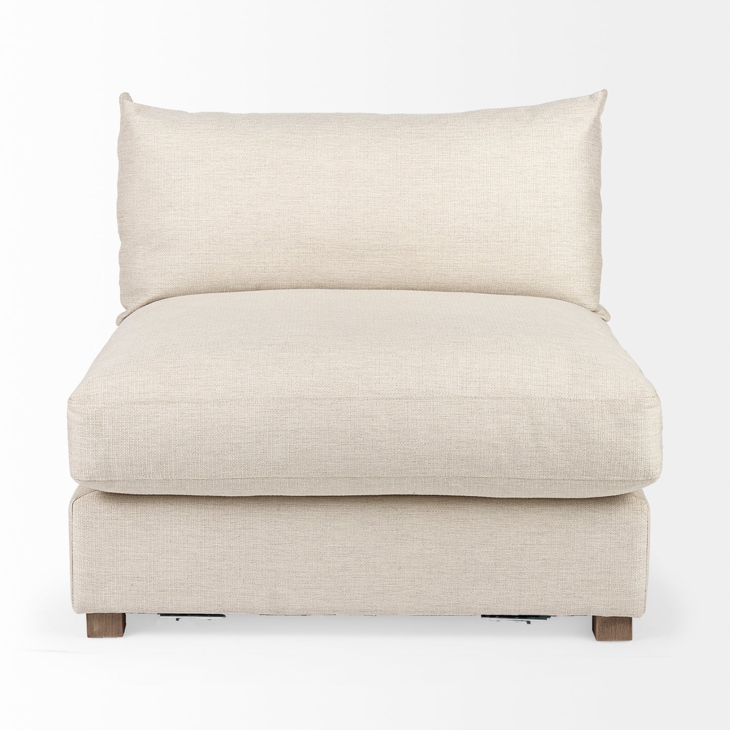 Valence 38.2L x 38.6W x 28.3H Beige Armless Sectional Piece