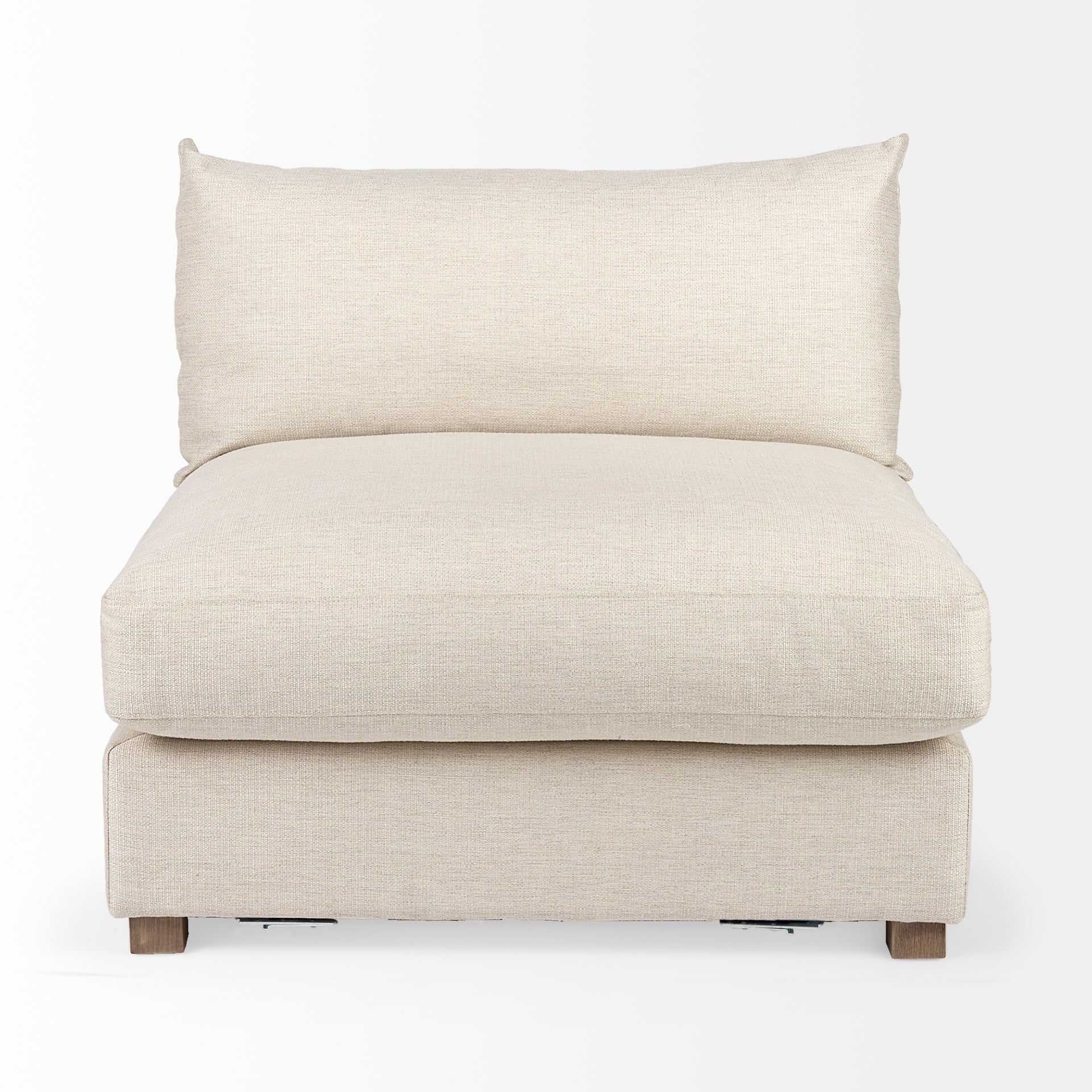 Valence 38.2L x 38.6W x 28.3H Beige Armless Sectional Piece