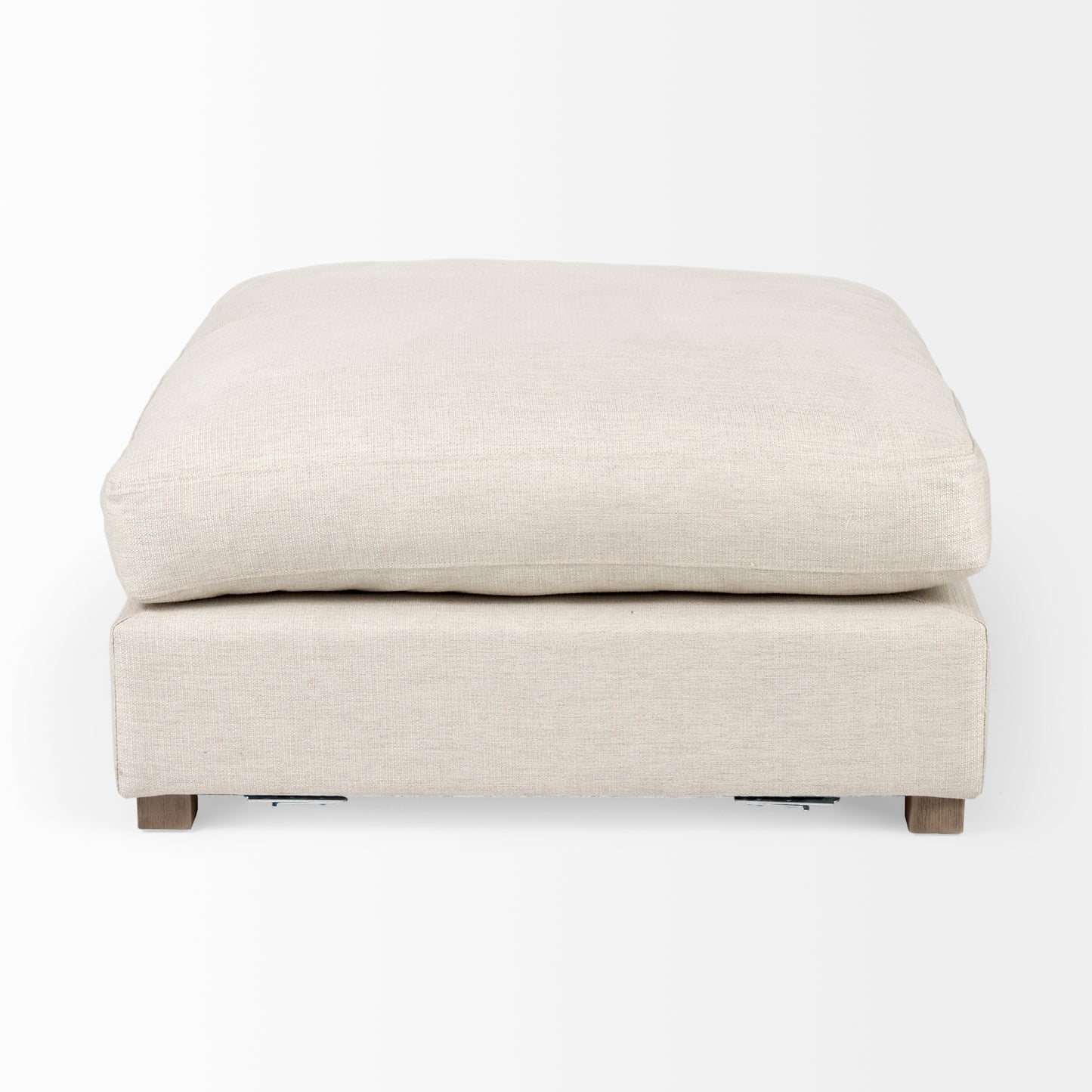Valence 38.6L x 38.6W x 17.7H Beige Full Size Ottoman Sectional Piece