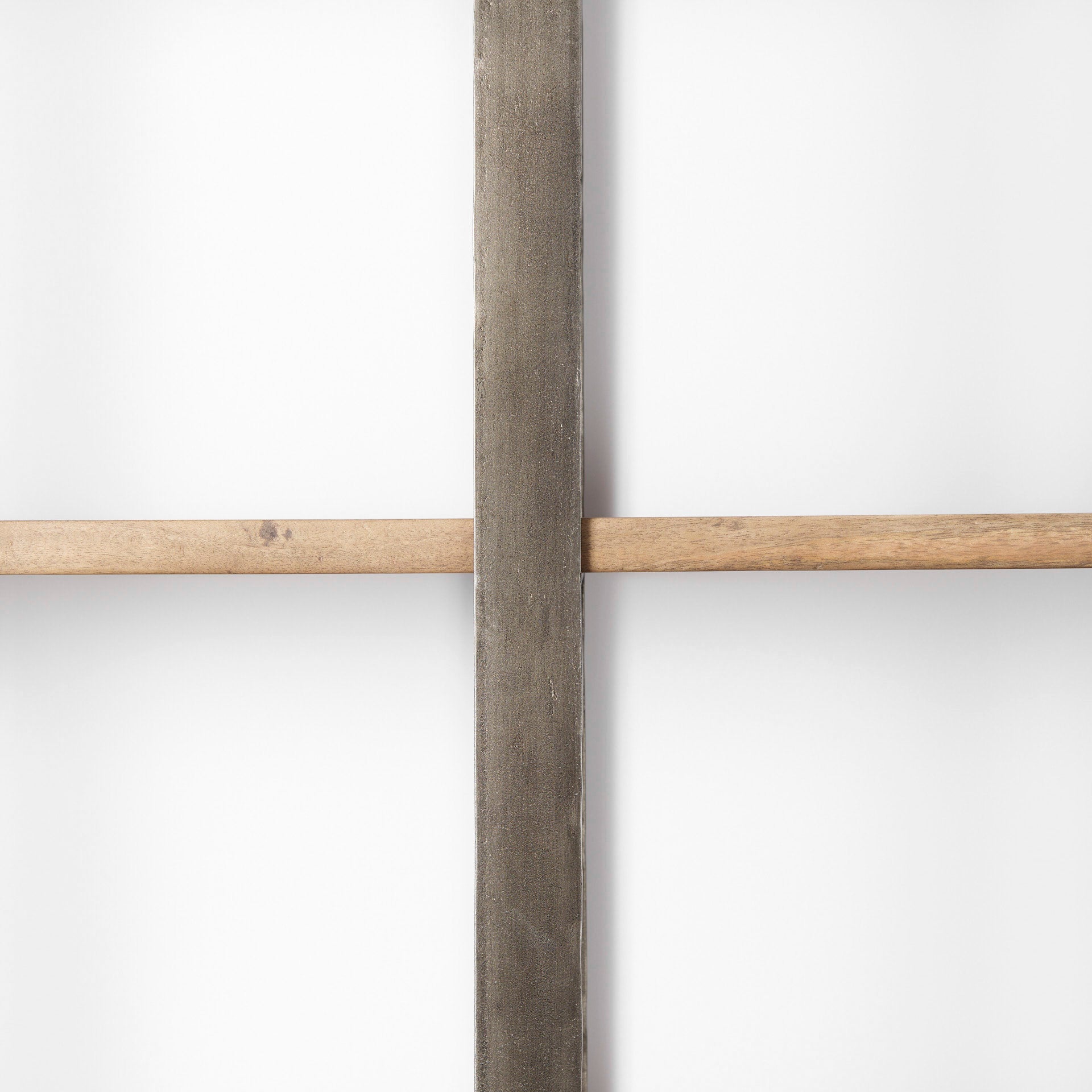 Taunton 80L x 10.5W x 90H Medium Brown Wood W/ Antique Nickel Metal Frame 6 Tier Shelving Unit