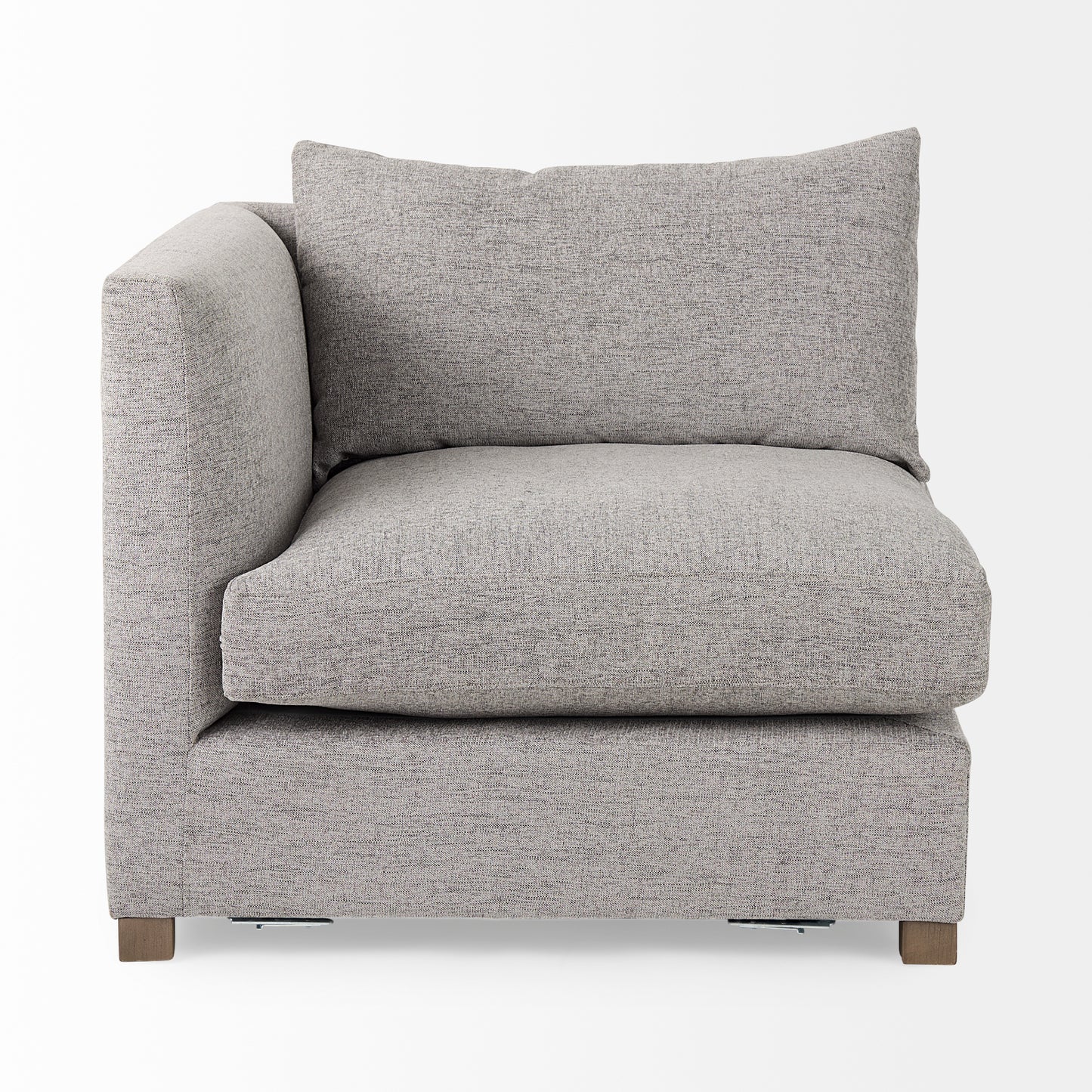 Valence 37.8L x 38.6W x 28.3H Medium Gray Corner Sectional Piece