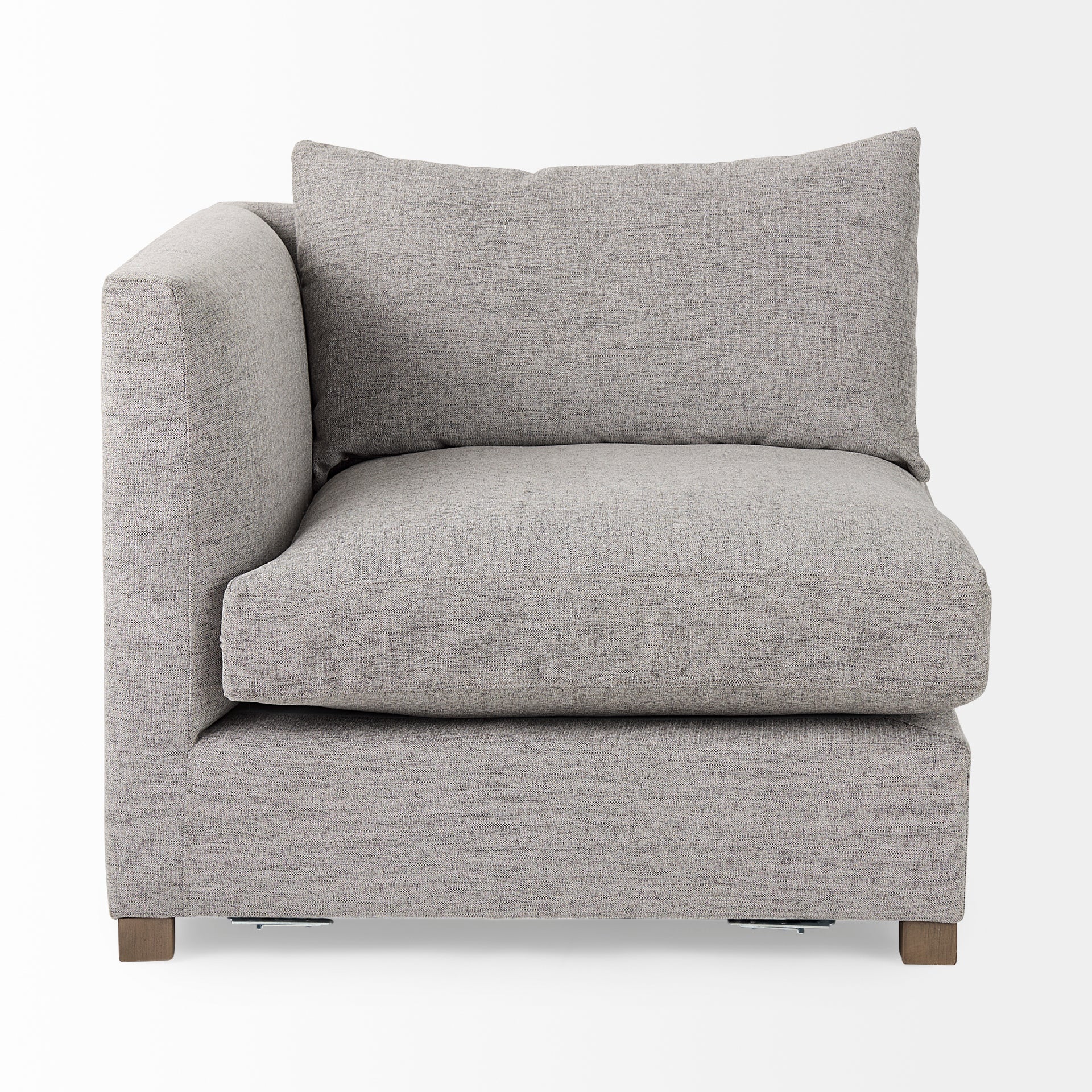 Valence 37.8L x 38.6W x 28.3H Medium Gray Corner Sectional Piece