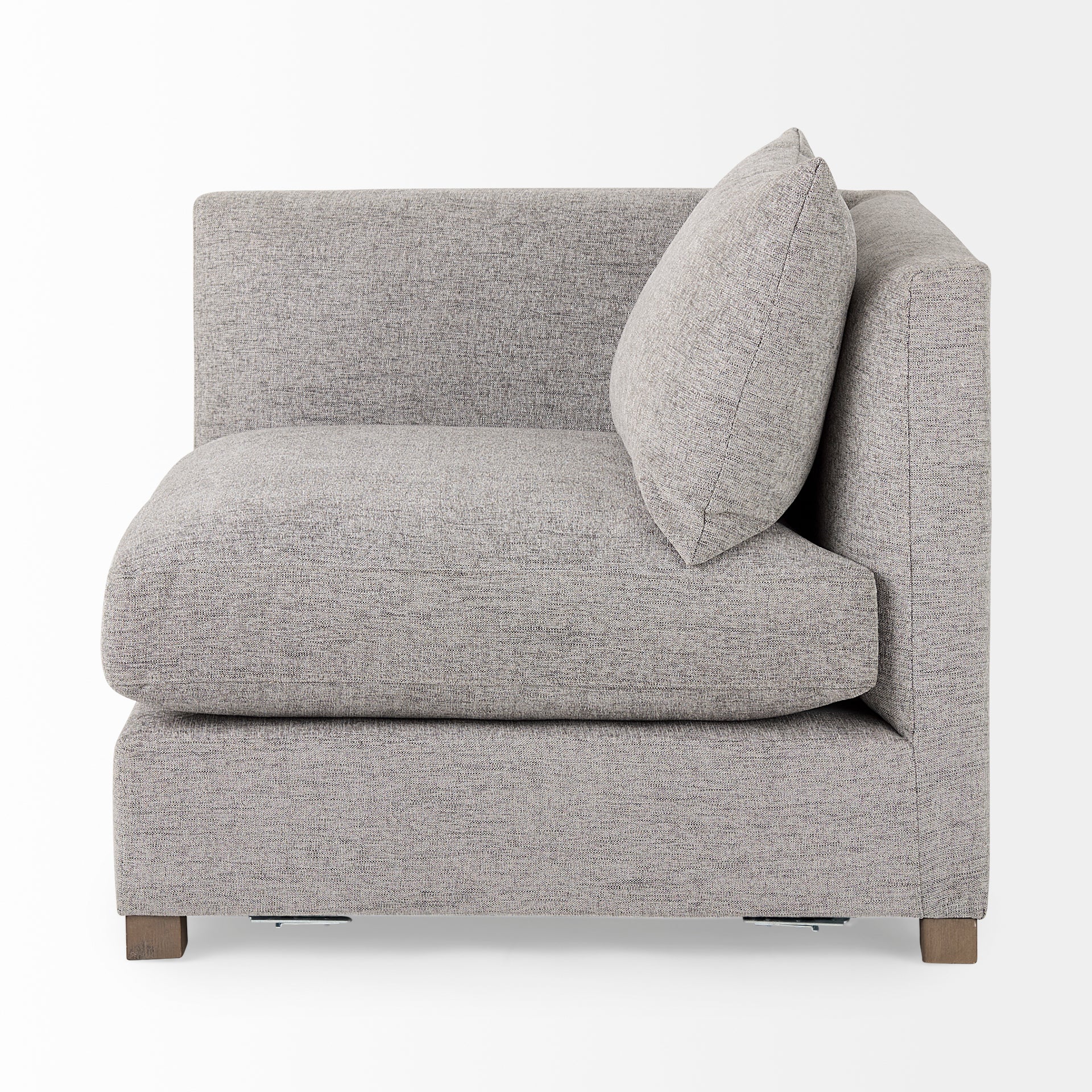 Valence 37.8L x 38.6W x 28.3H Medium Gray Corner Sectional Piece