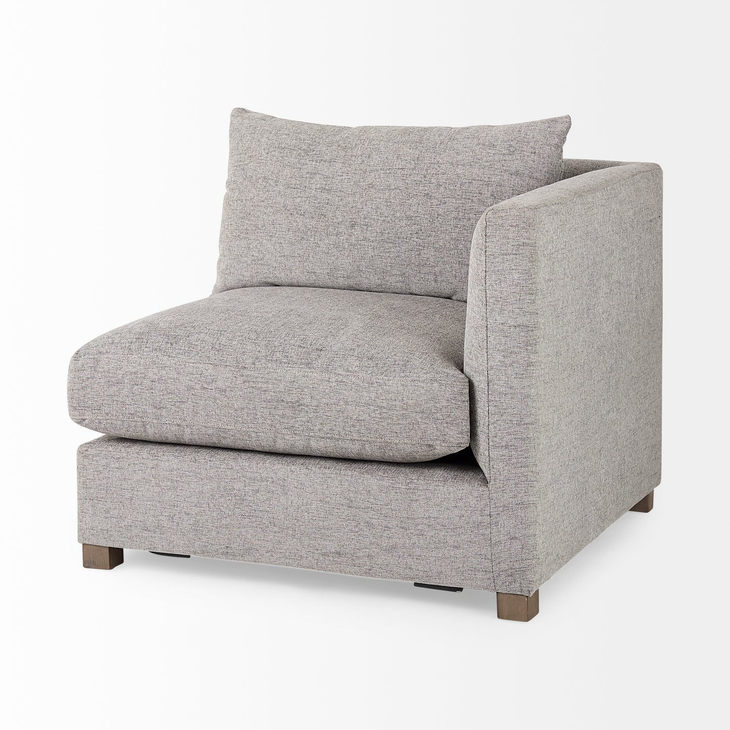 Valence 37.8L x 38.6W x 28.3H Medium Gray Corner Sectional Piece