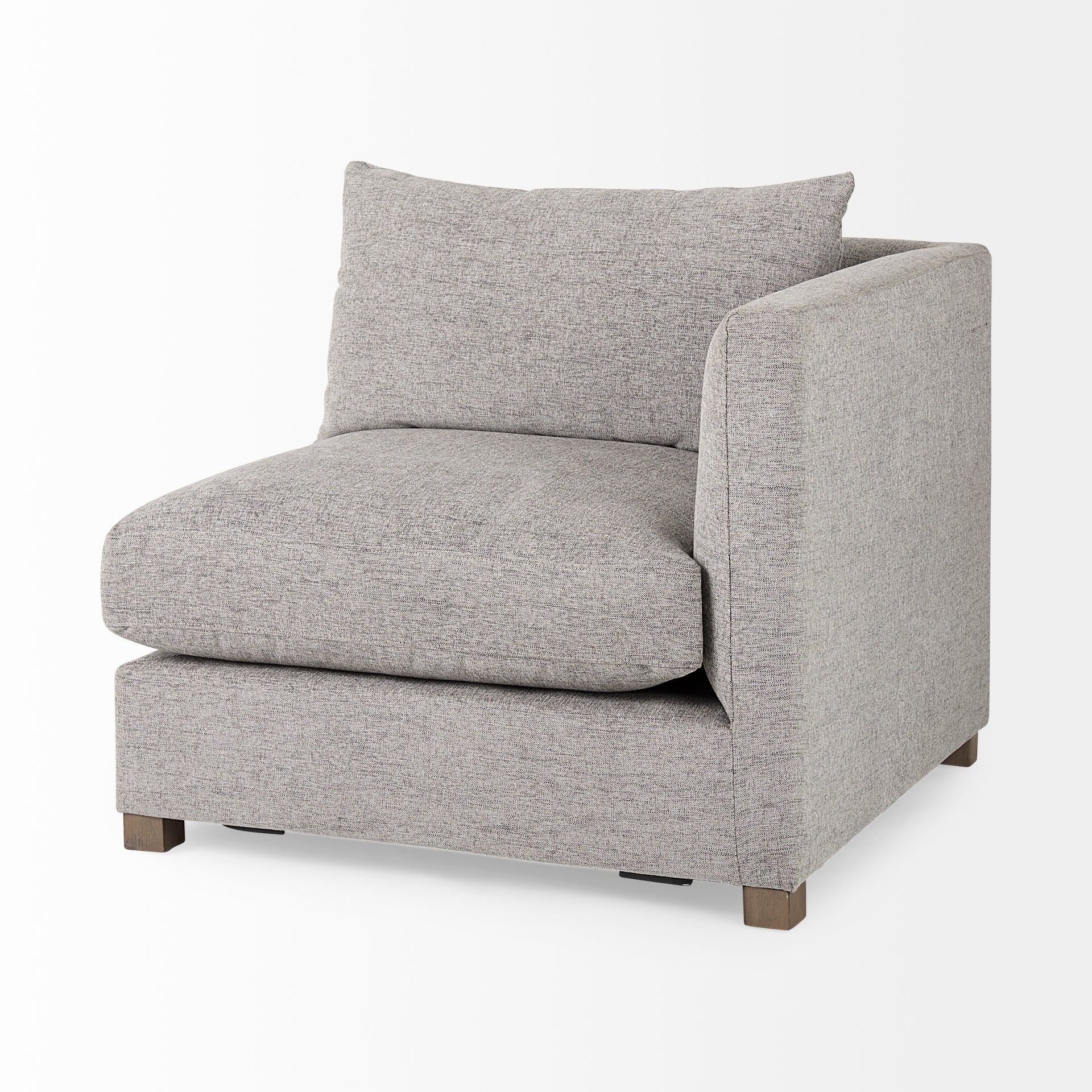 Valence 37.8L x 38.6W x 28.3H Medium Gray Corner Sectional Piece