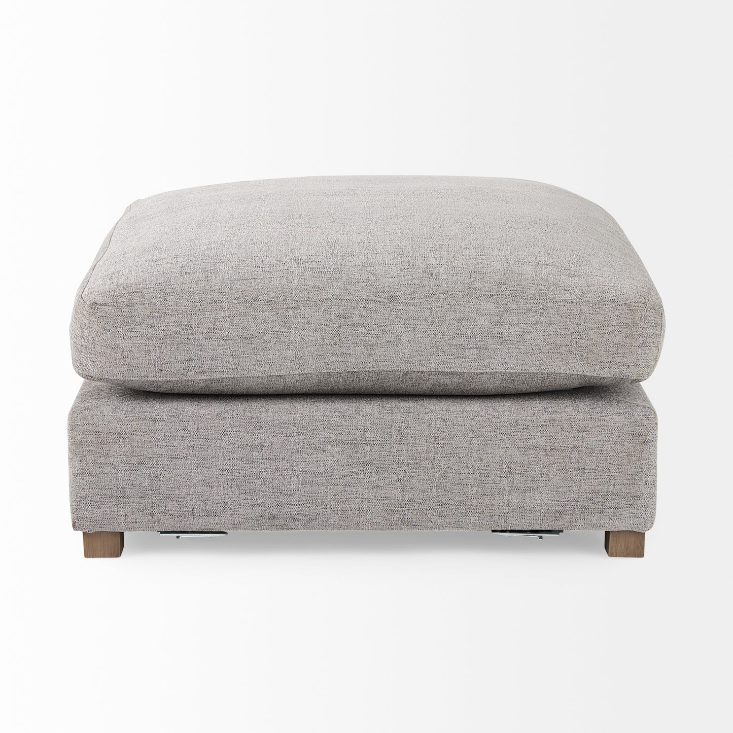Valence 38.6L x 38.6W x 17.7H Medium Gray Full Size Ottoman Sectional Piece