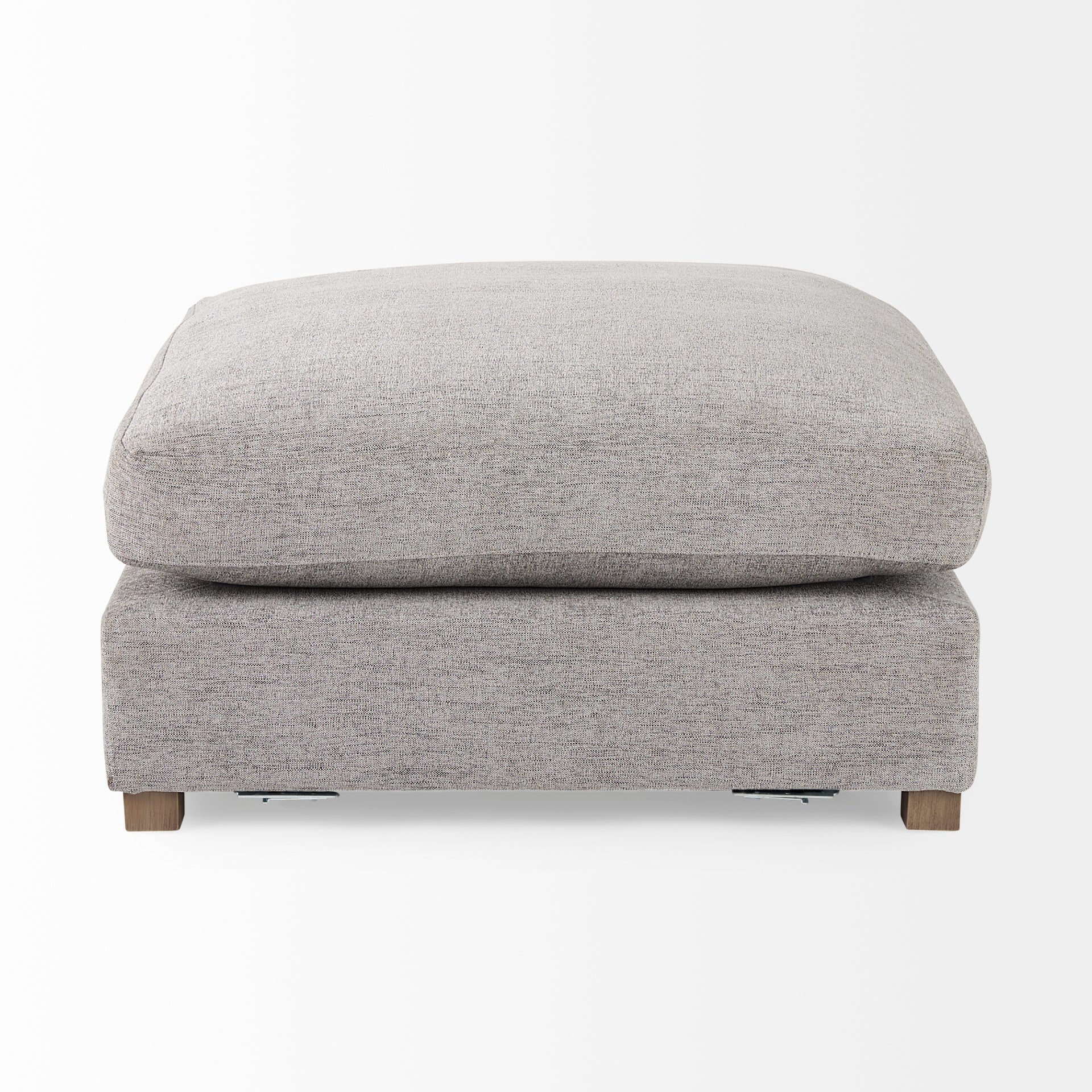 Valence 38.6L x 38.6W x 17.7H Medium Gray Full Size Ottoman Sectional Piece
