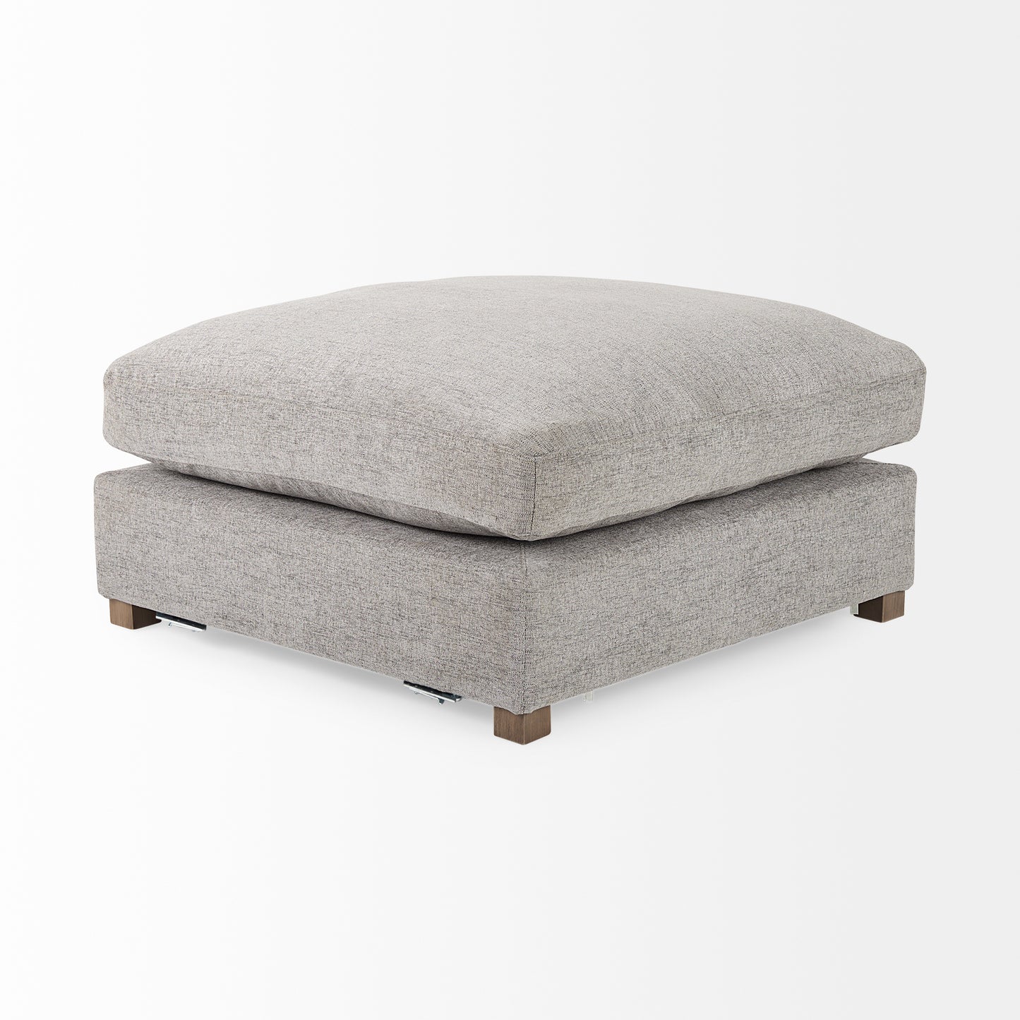 Valence 38.6L x 38.6W x 17.7H Medium Gray Full Size Ottoman Sectional Piece