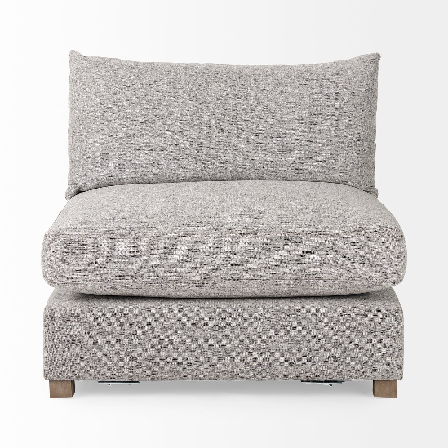 Valence 38.2L x 38.6W x 28.3H Medium Gray Armless Sectional Piece