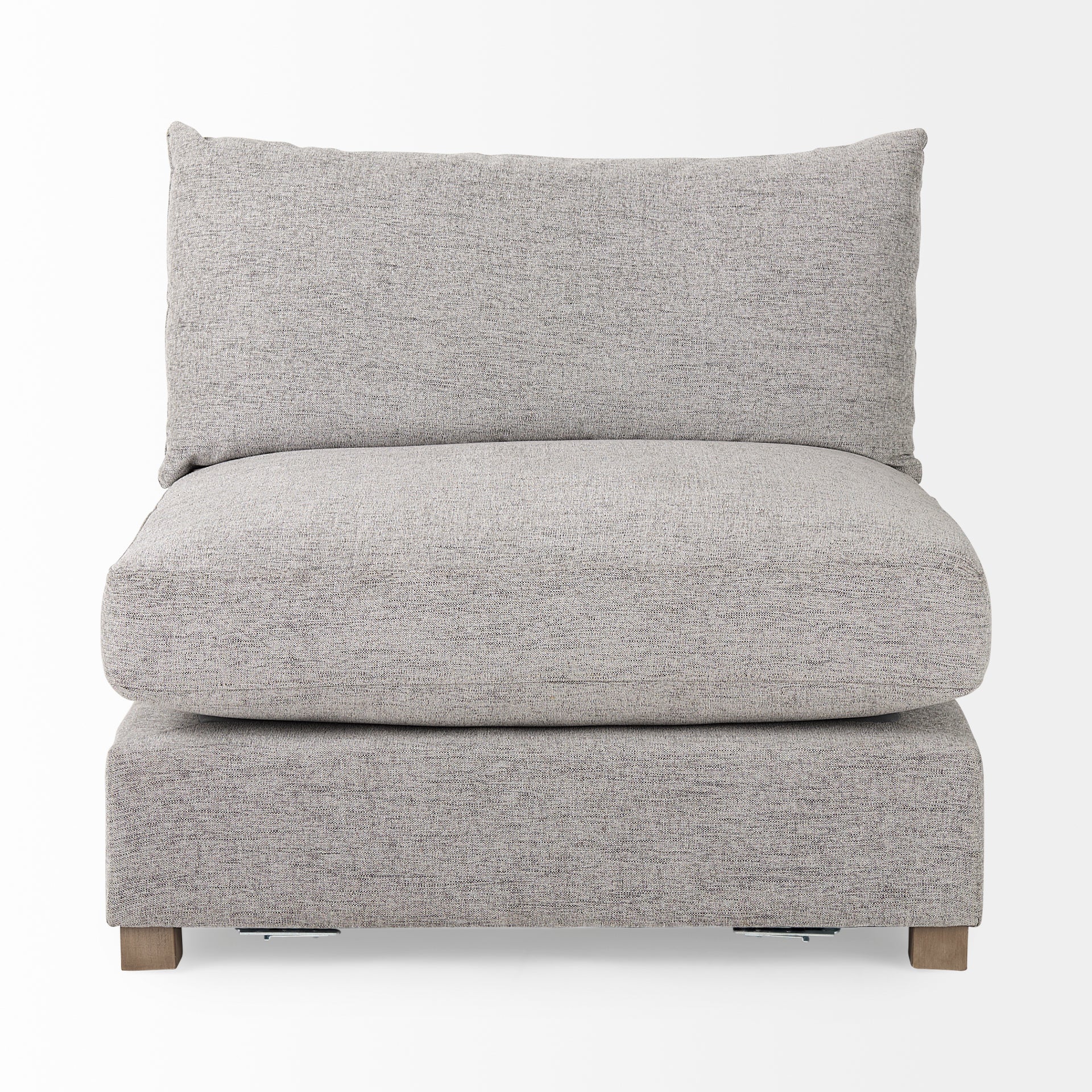 Valence 38.2L x 38.6W x 28.3H Medium Gray Armless Sectional Piece