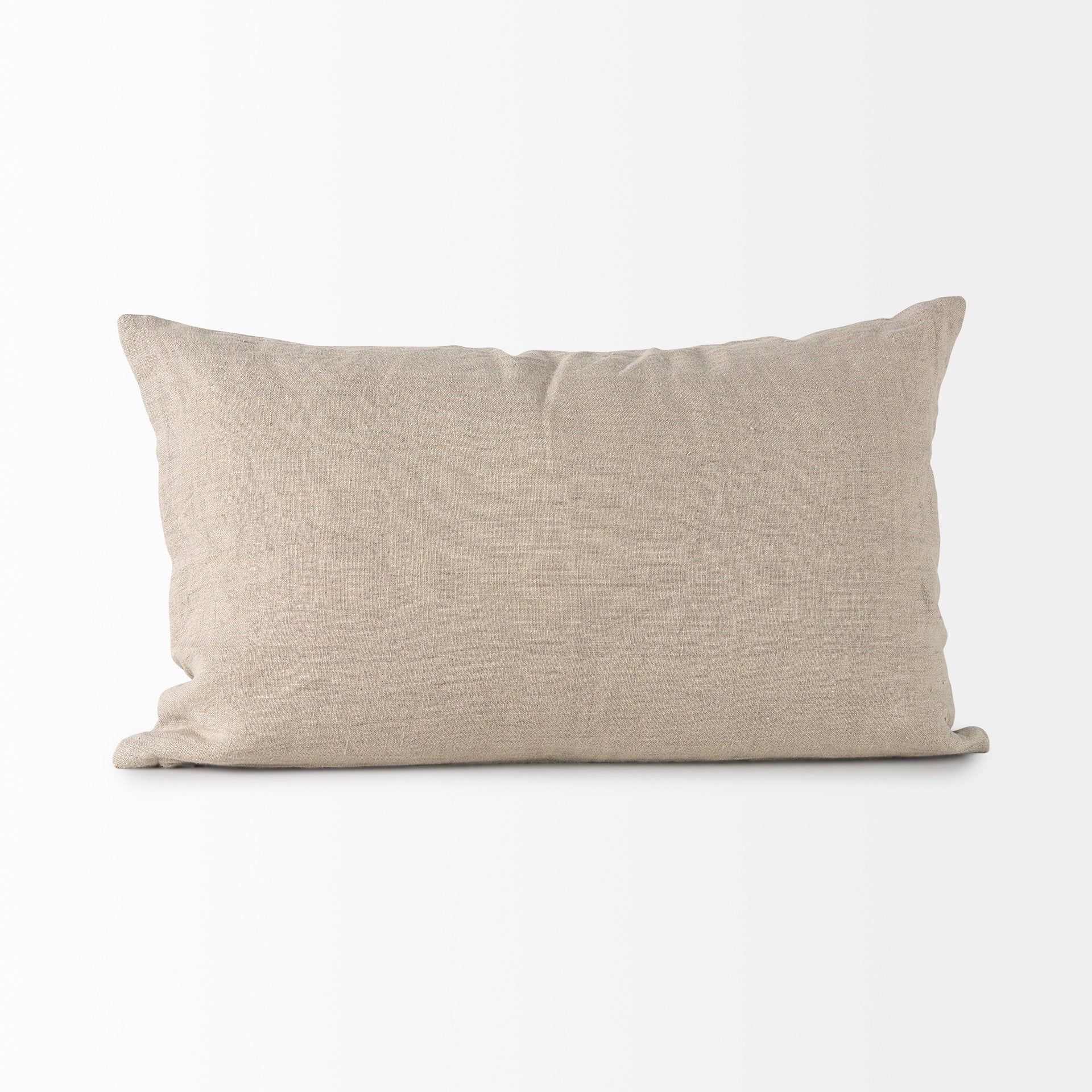 Lacey 13x21 Beige/White Decorative Pillow Cover