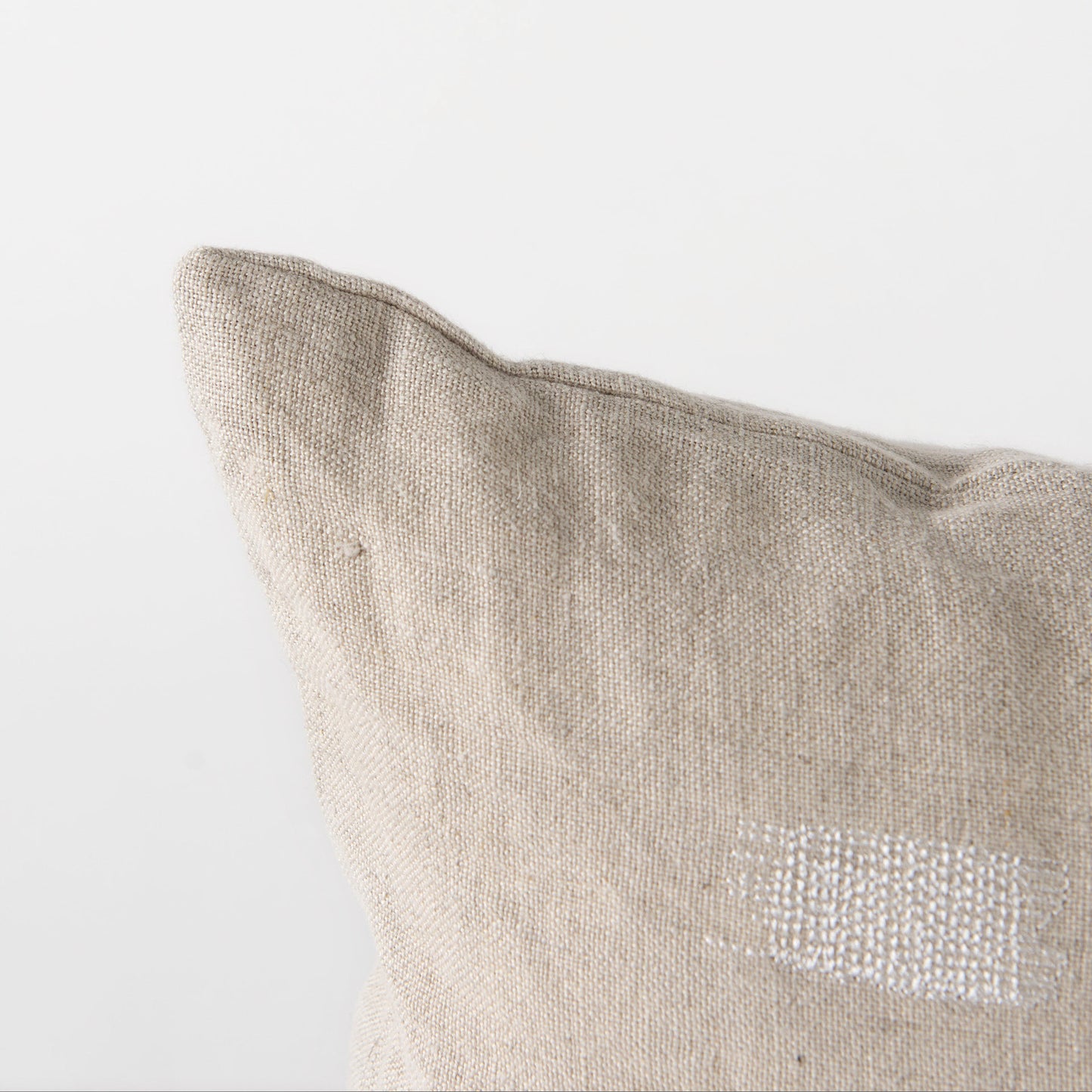 Lacey 13x21 Beige/White Decorative Pillow Cover